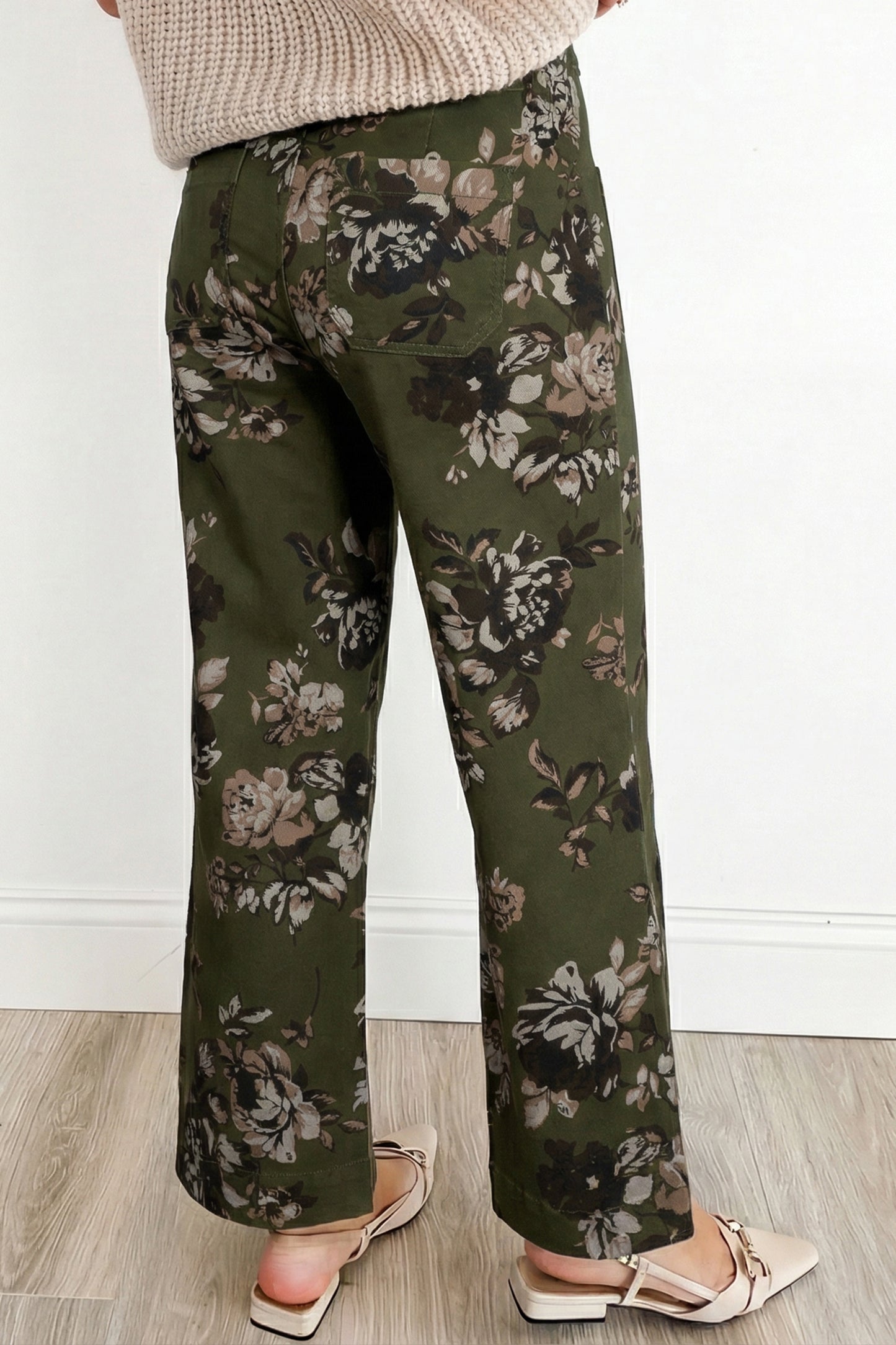 Woodland Rose Straight Leg Pants