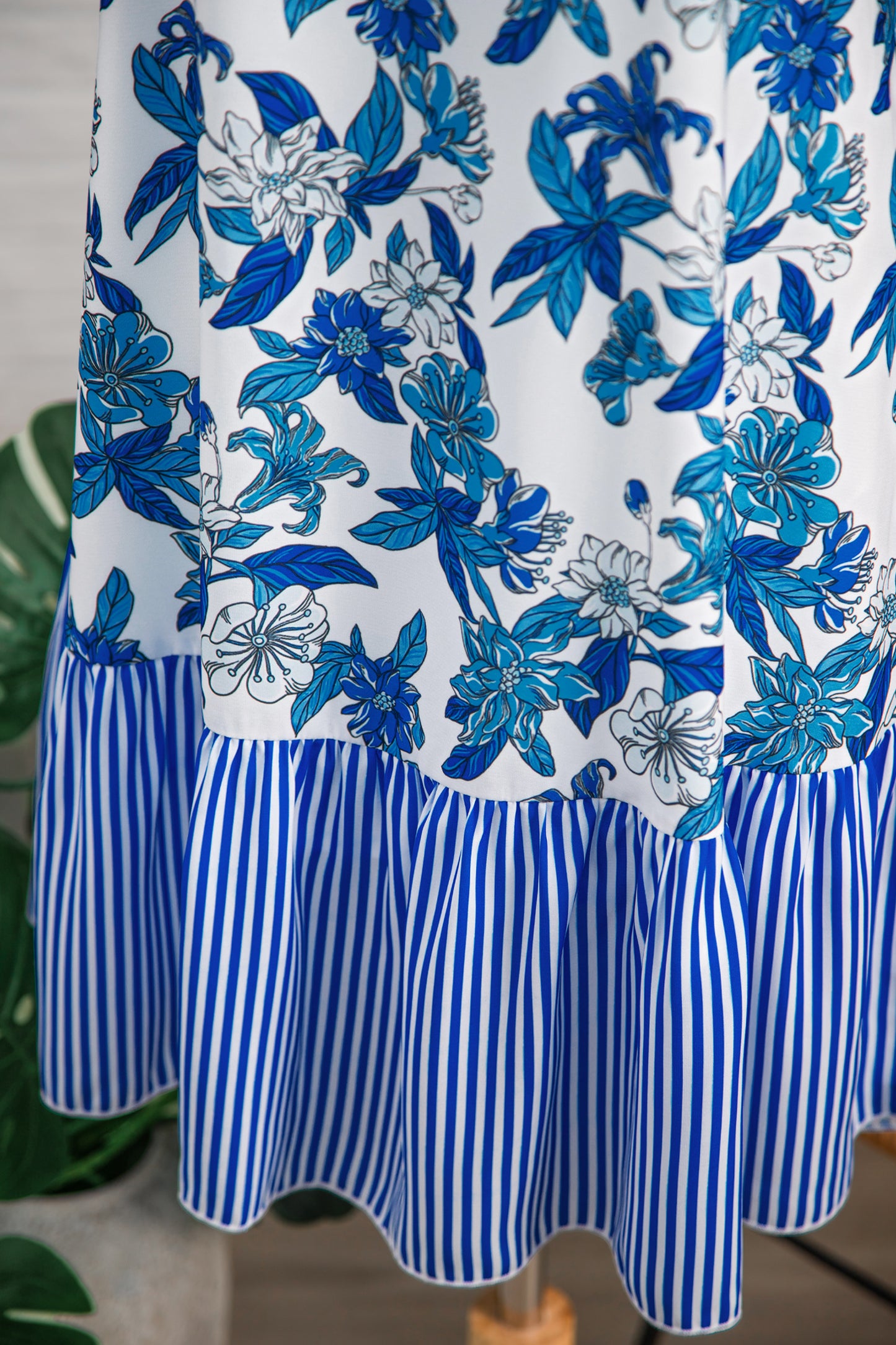 Harbor Bloom Drop-Waist Dress