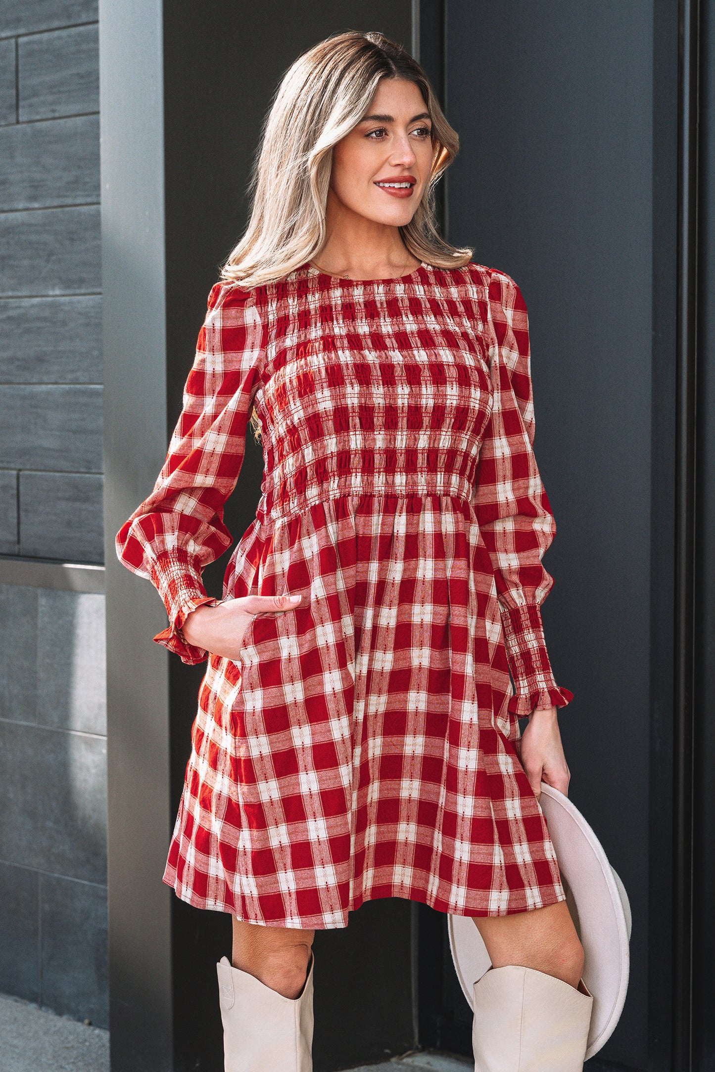 Autumn Meadow Smocked Dress