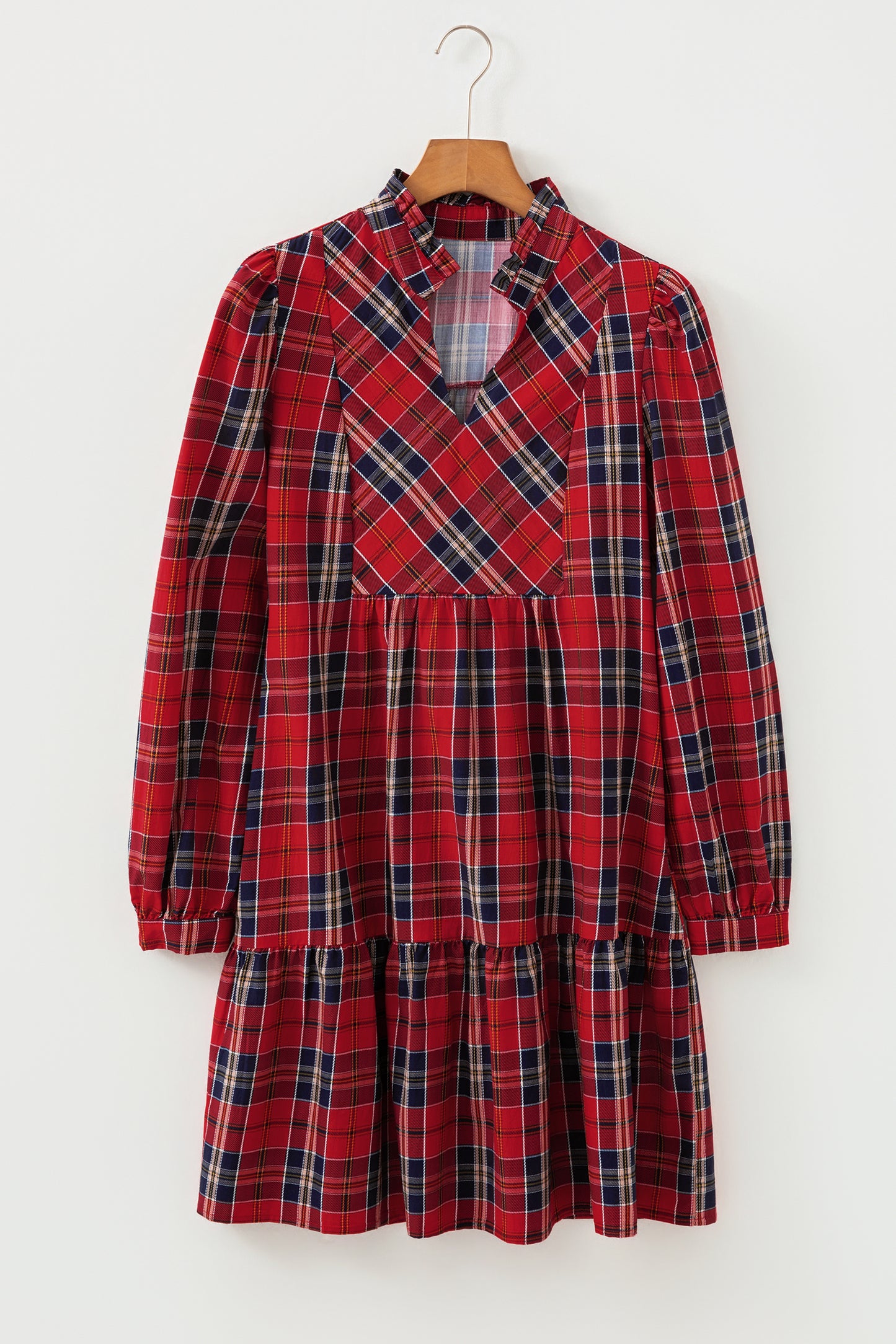 Home for the Holidays Plaid Dress
