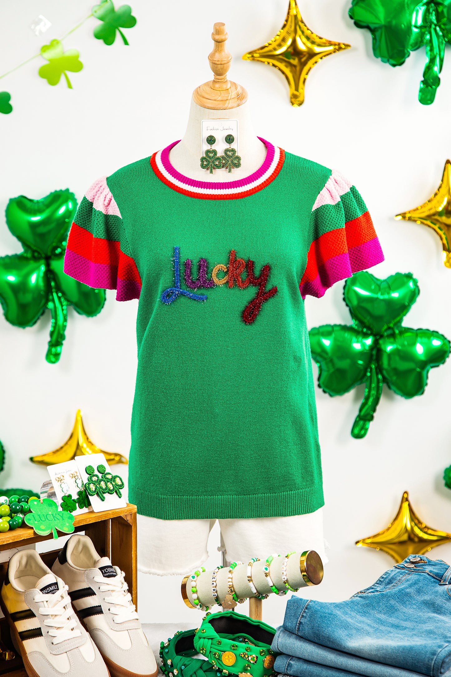 Lucky in Color Knit Top