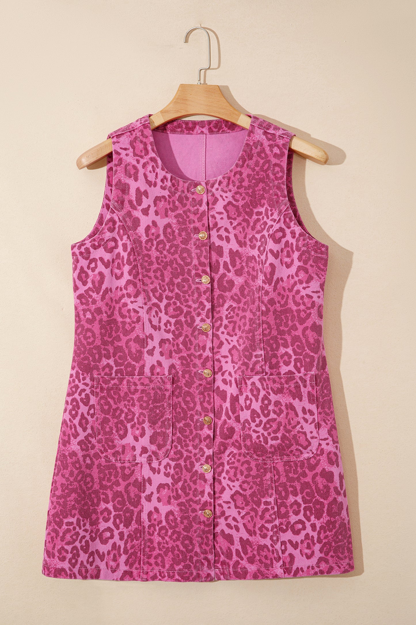 Wild Rose Button Dress