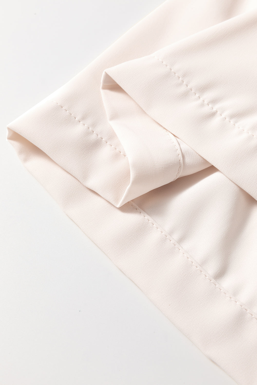 Bow Tie Puff Sleeve Ruffle Hem Blouse