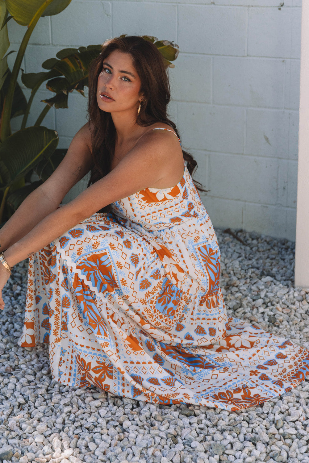 The Sunkissed Santorini Maxi