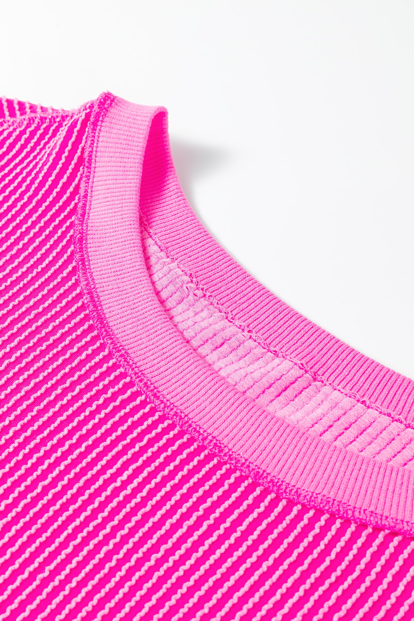 Pretty in Pink Corded Pullover