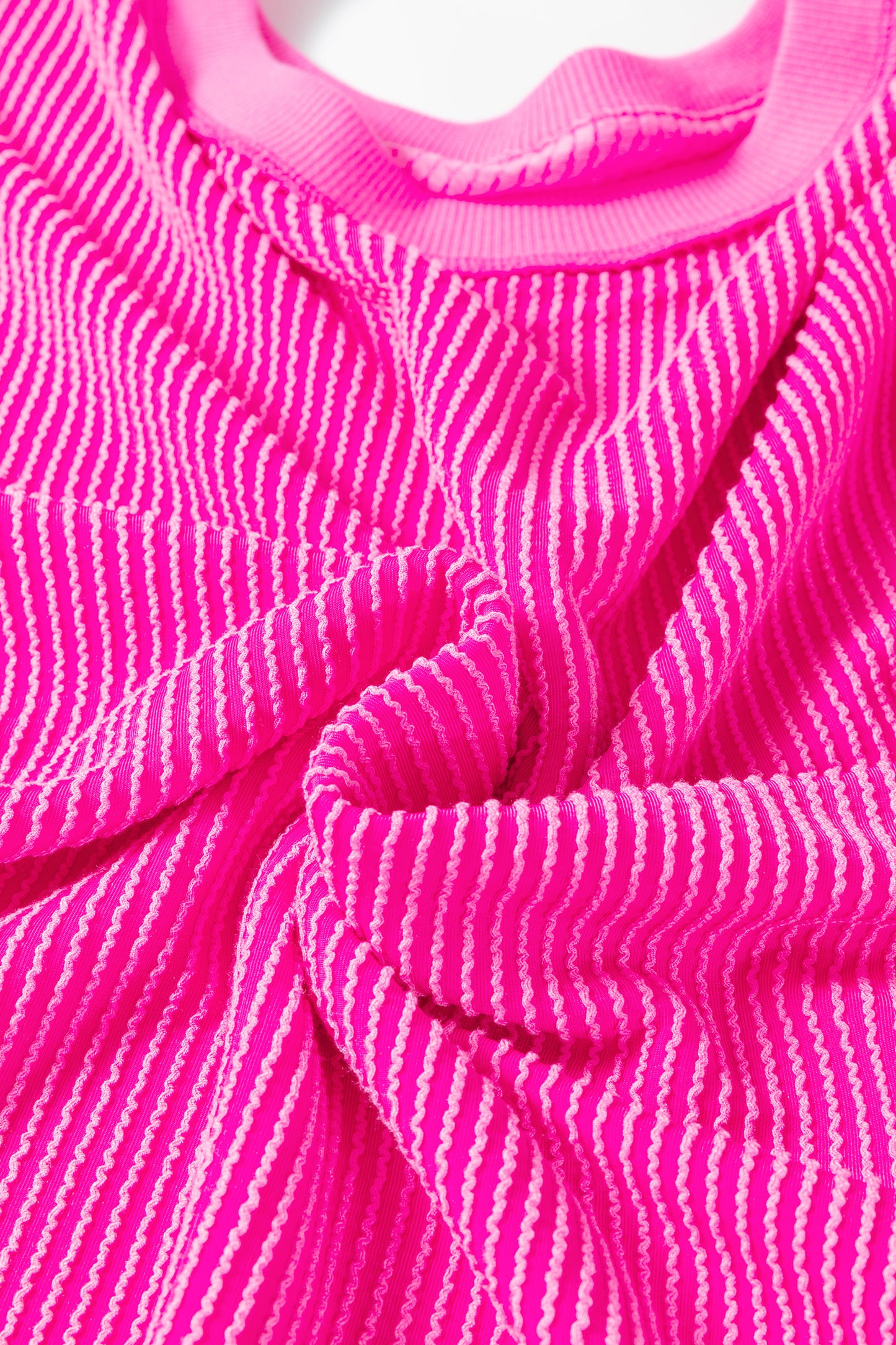 Pretty in Pink Corded Pullover