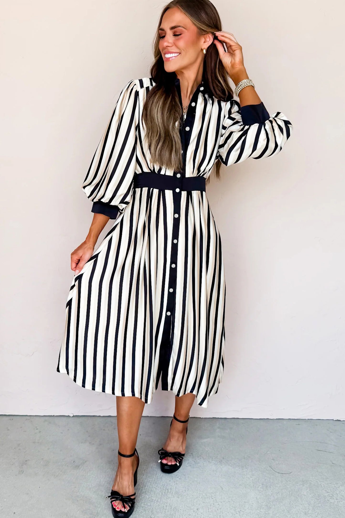 Midtown Muse Stripe Dress