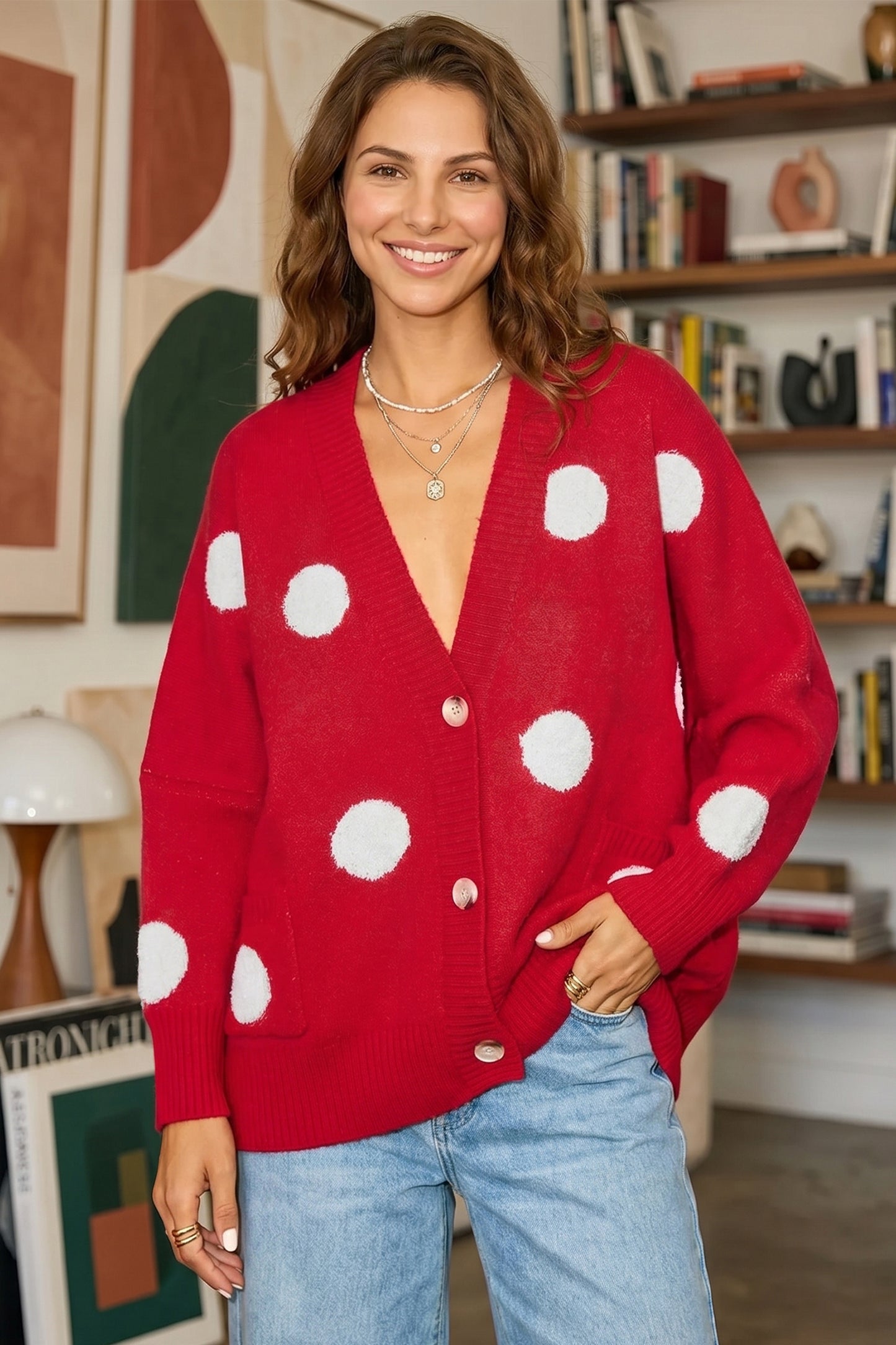 The Polka Dot Darling Cardigan