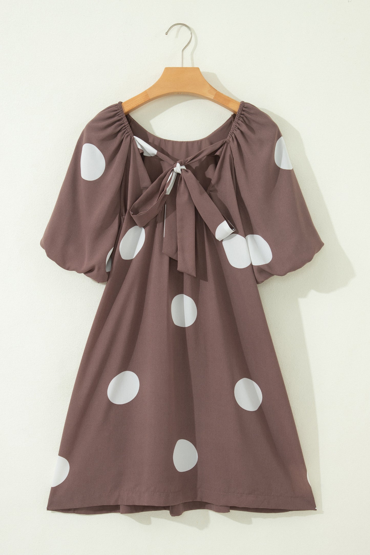 Mocha Dot Darling Dress