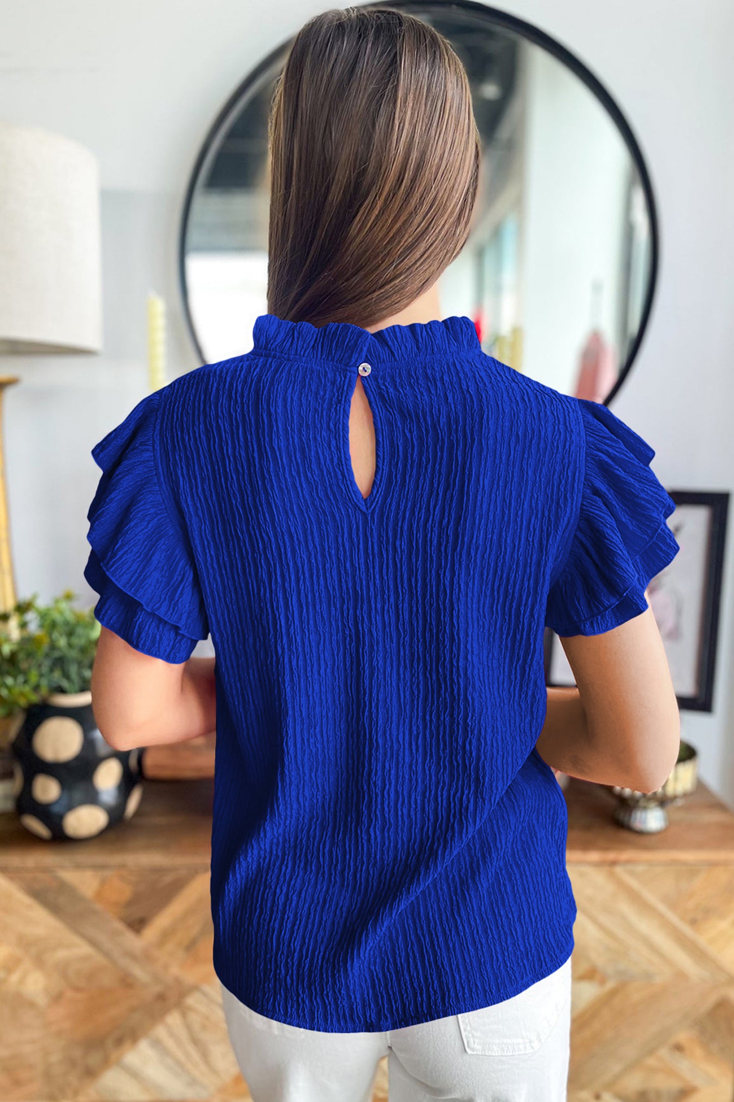 City Chic Ruffle Blouse