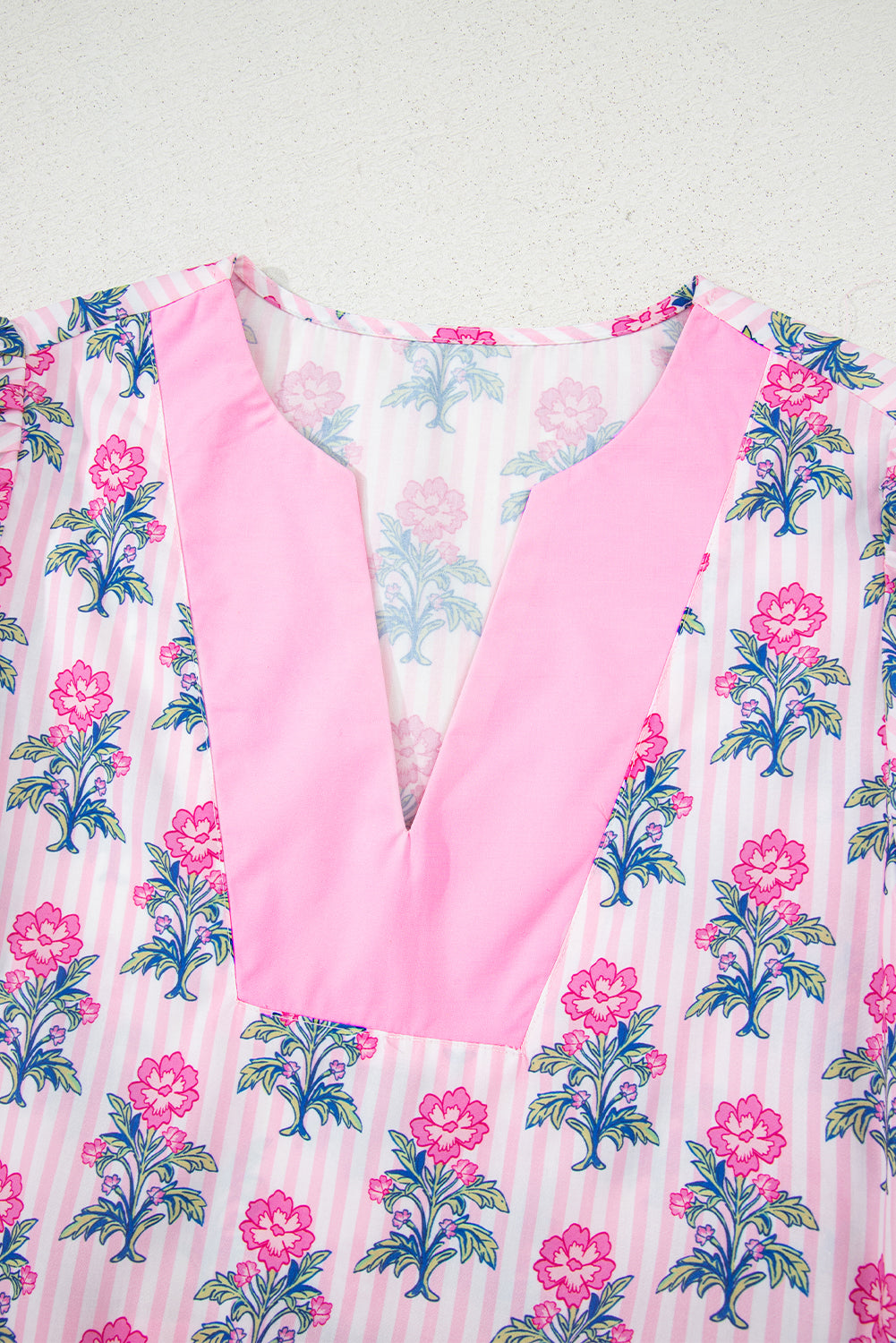 Blushing Garden Peplum Blouse