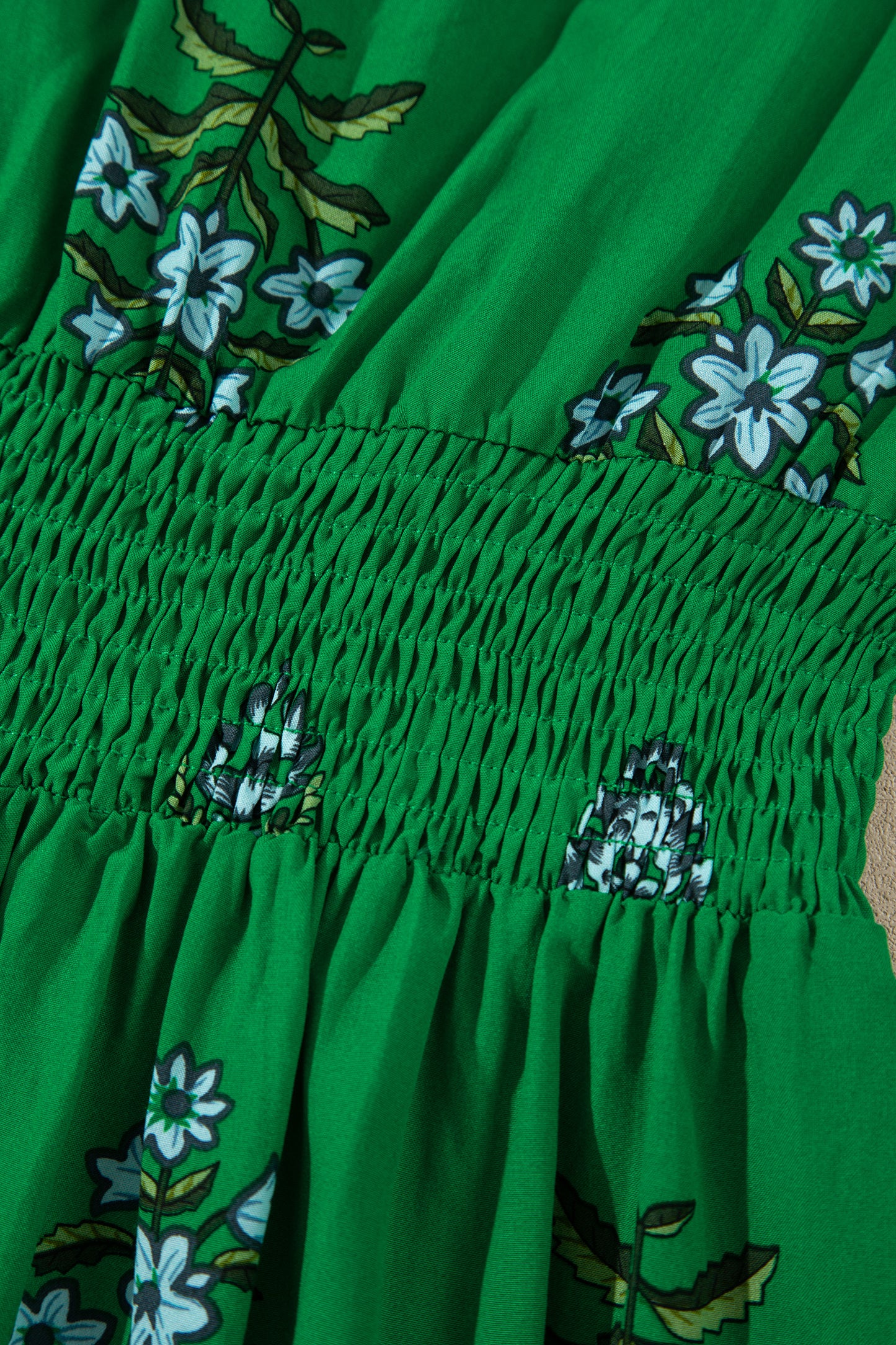 Emerald Garden Tiered Maxi