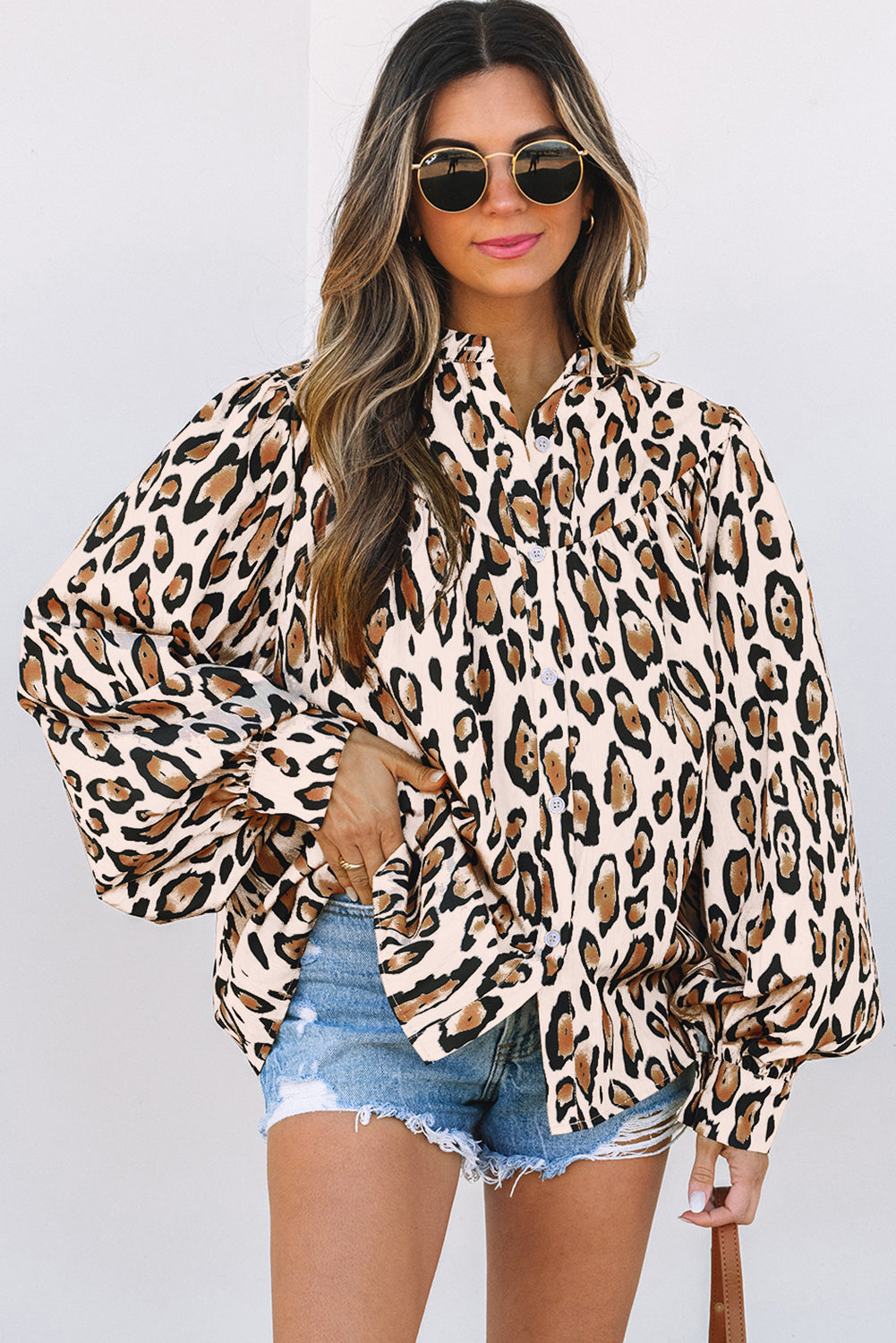 The Savannah Balloon Sleeve Blouse