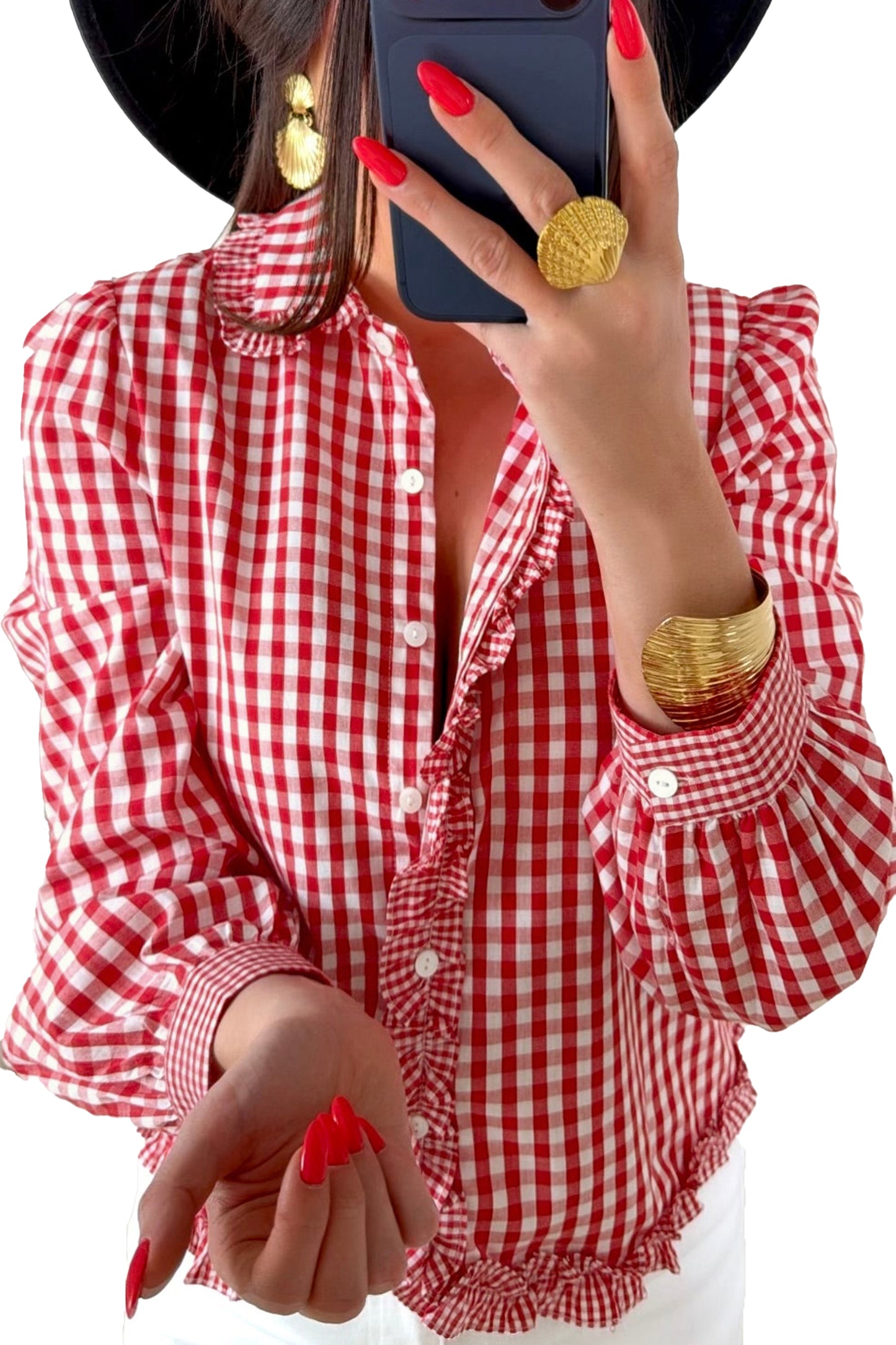 The Scarlet Charm Blouse