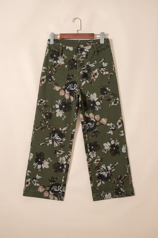 Woodland Rose Straight Leg Pants