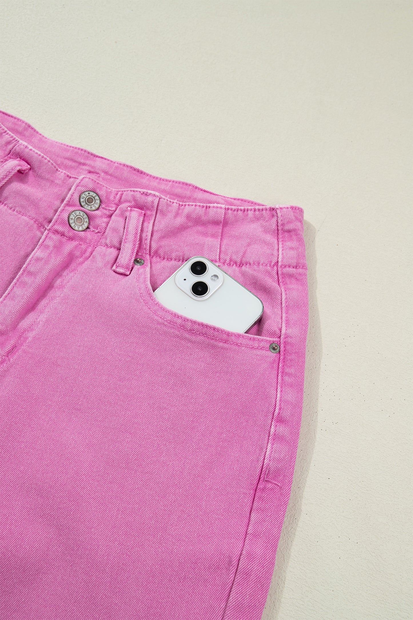 Blush Wide Leg Denim