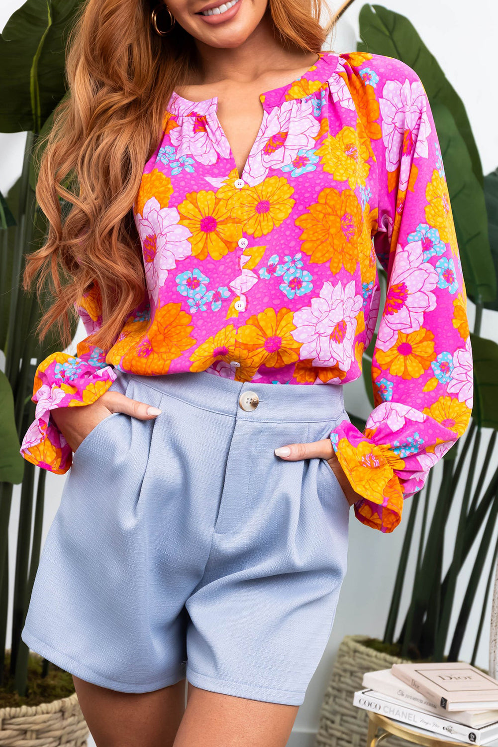 The Sunset Garden Blouse
