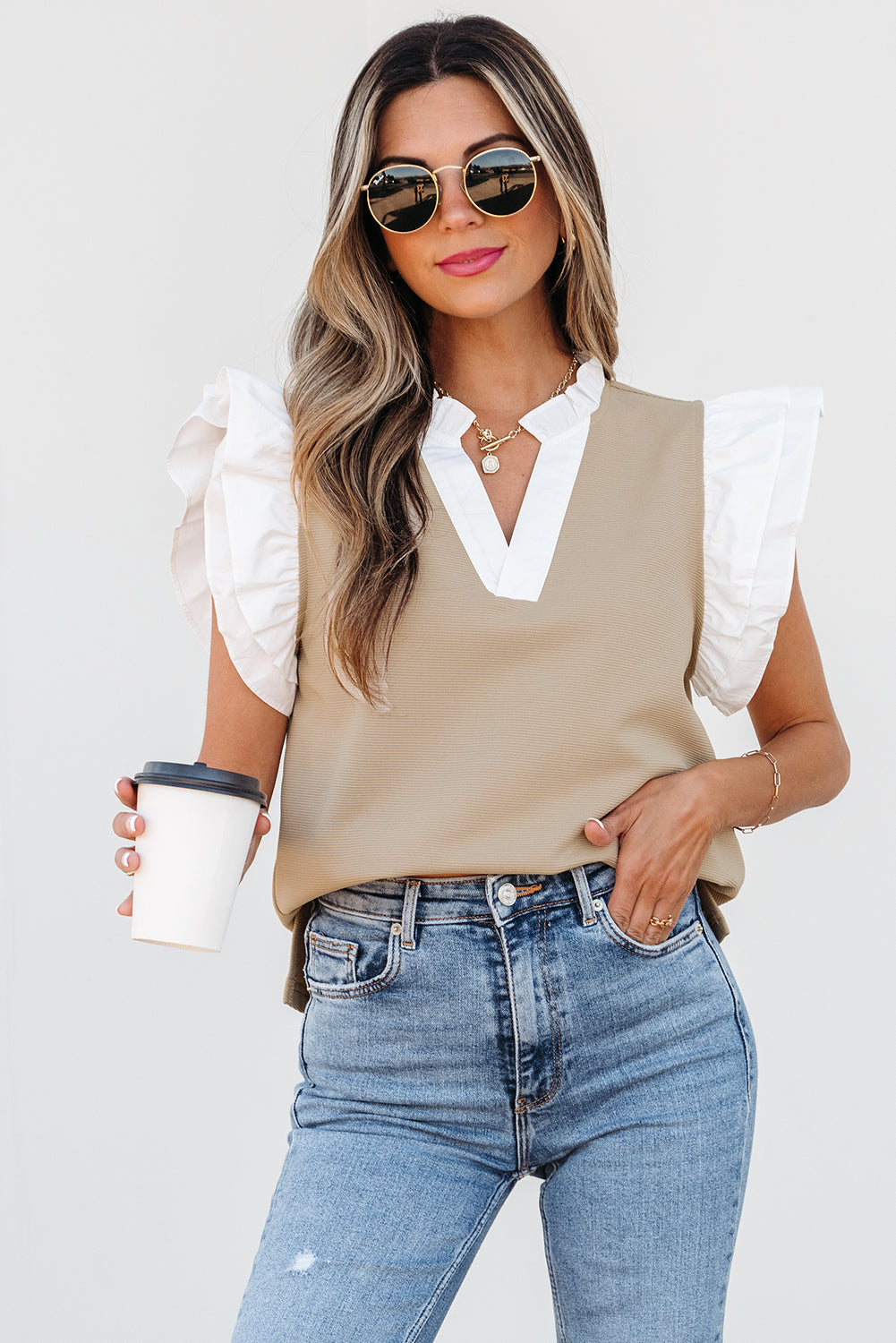 The Uptown Ruffle Blouse