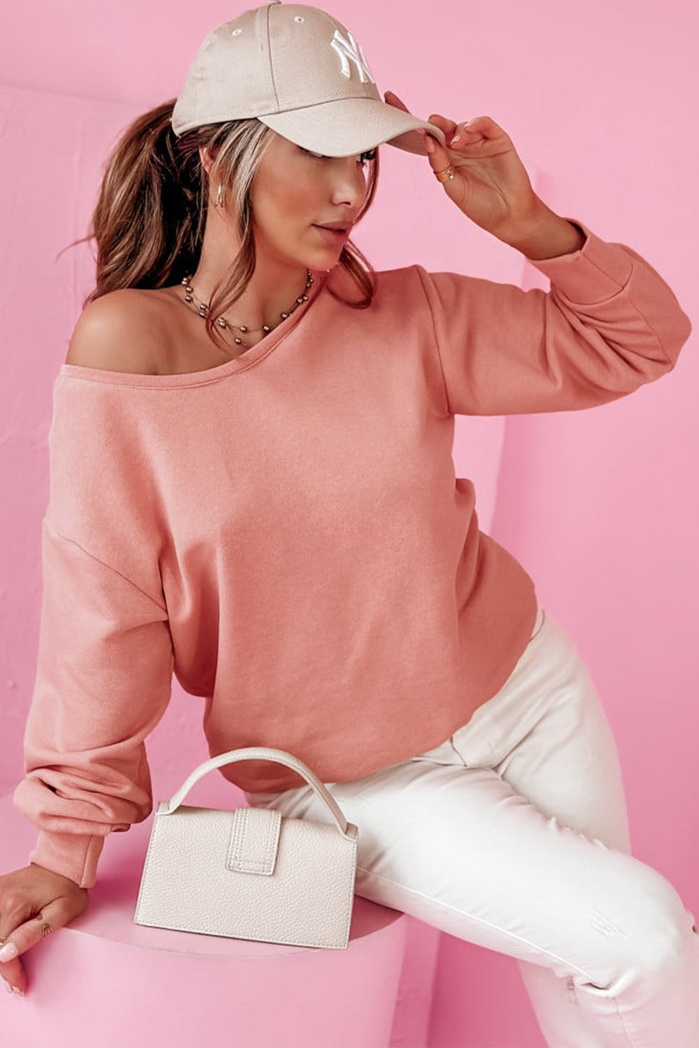 Love Me Back Bow Sweatshirt