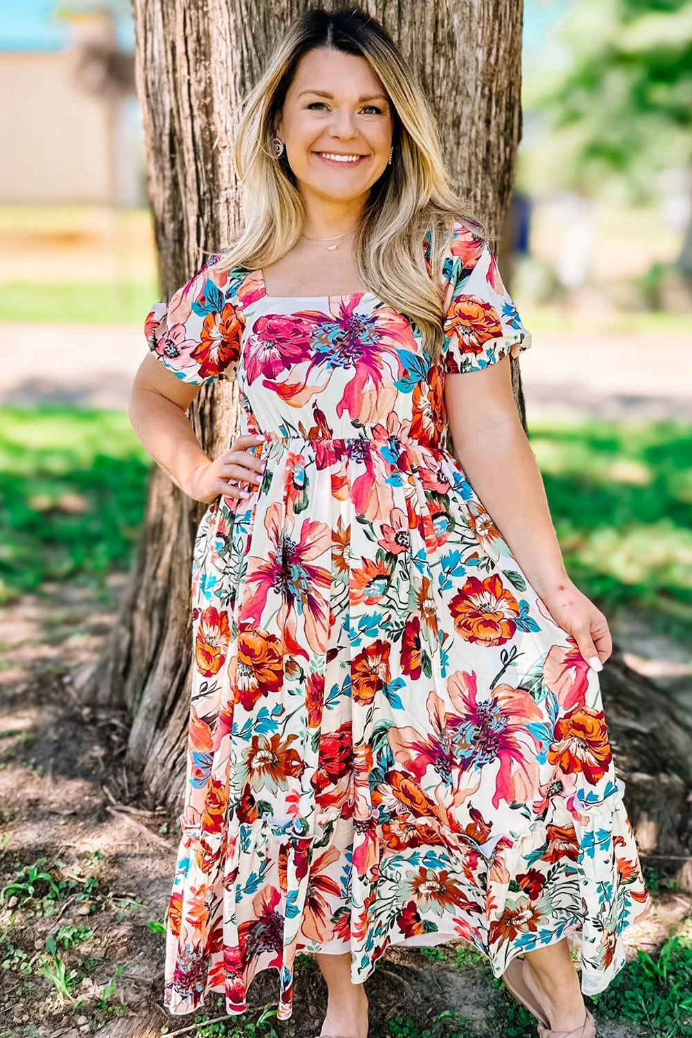 The Southern Garden Midi Dress