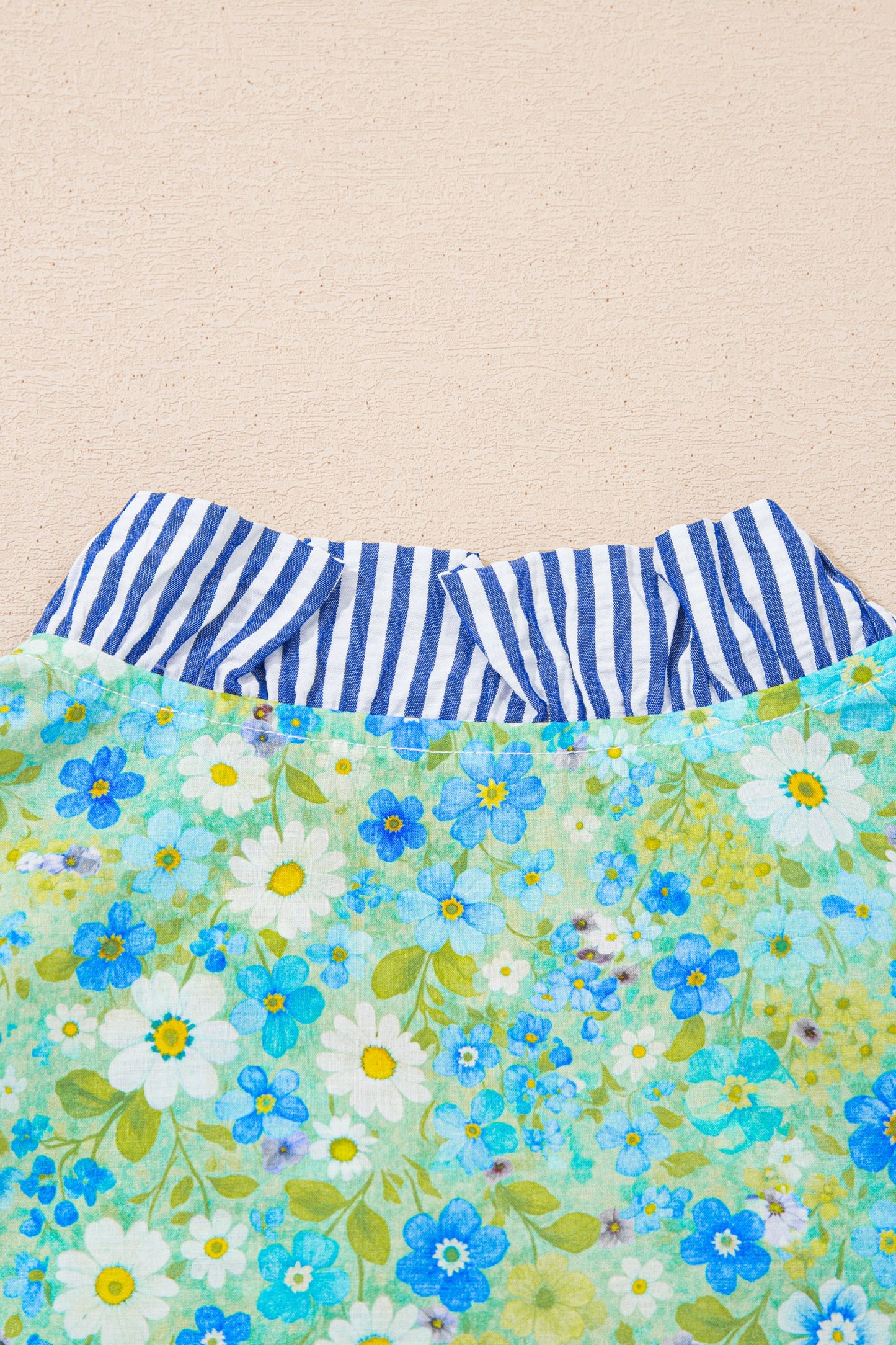 The Coastal Garden Ruffle Blouse