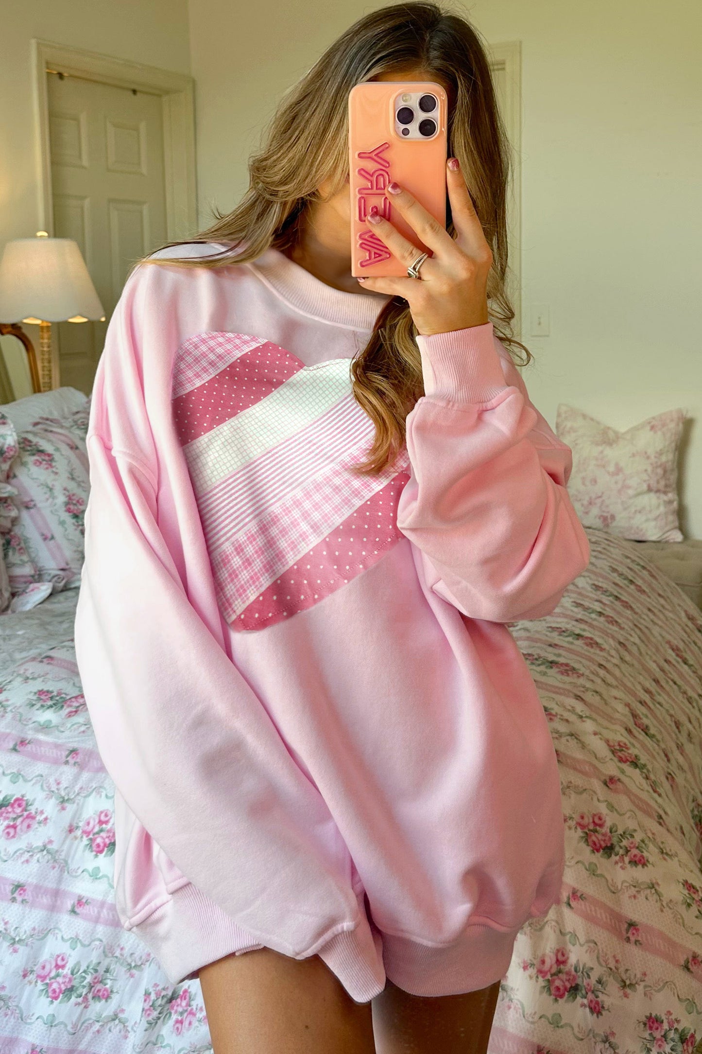 Sweetheart Patchwork Pullover