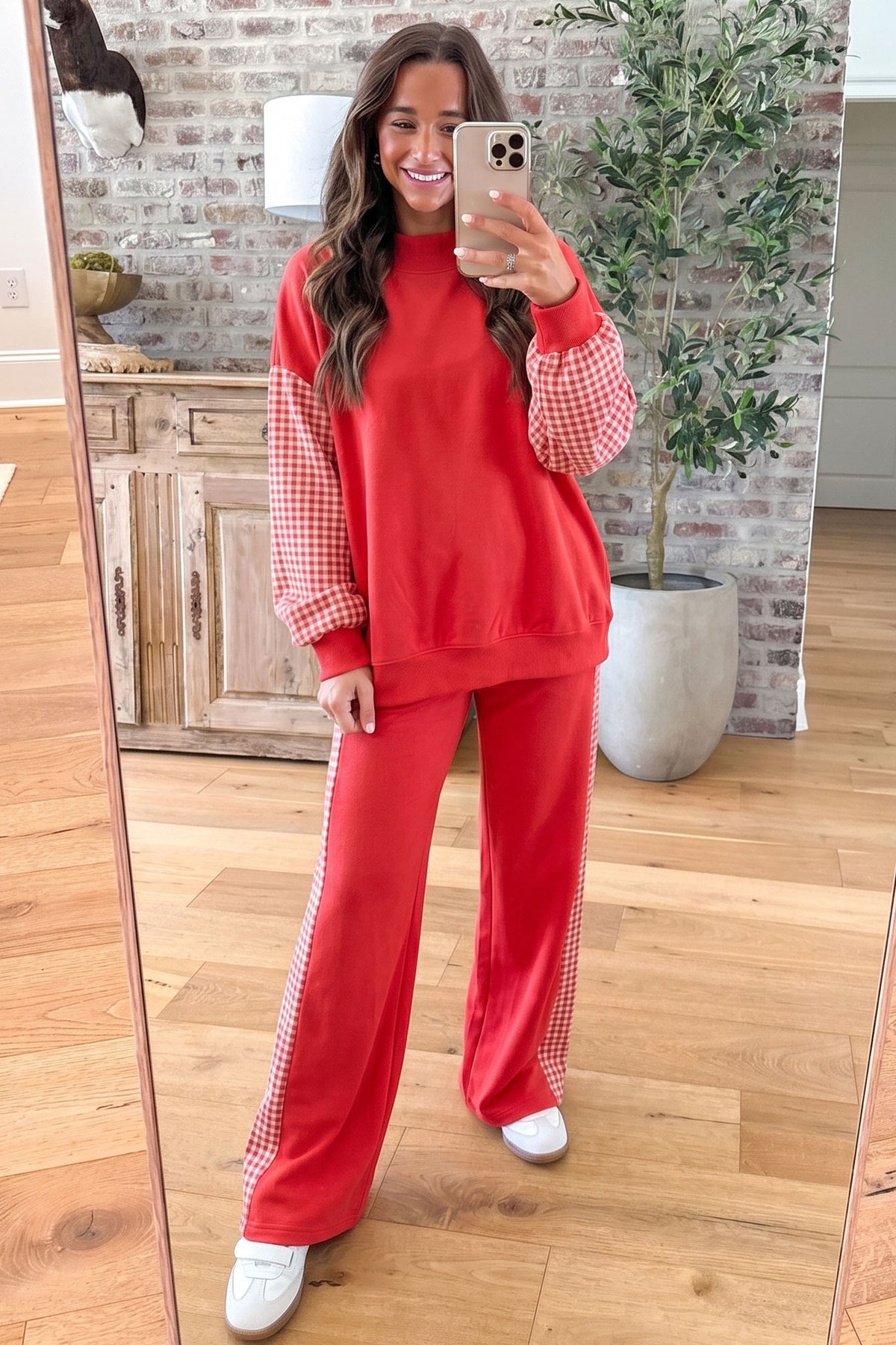 The Check It Out Pant Set
