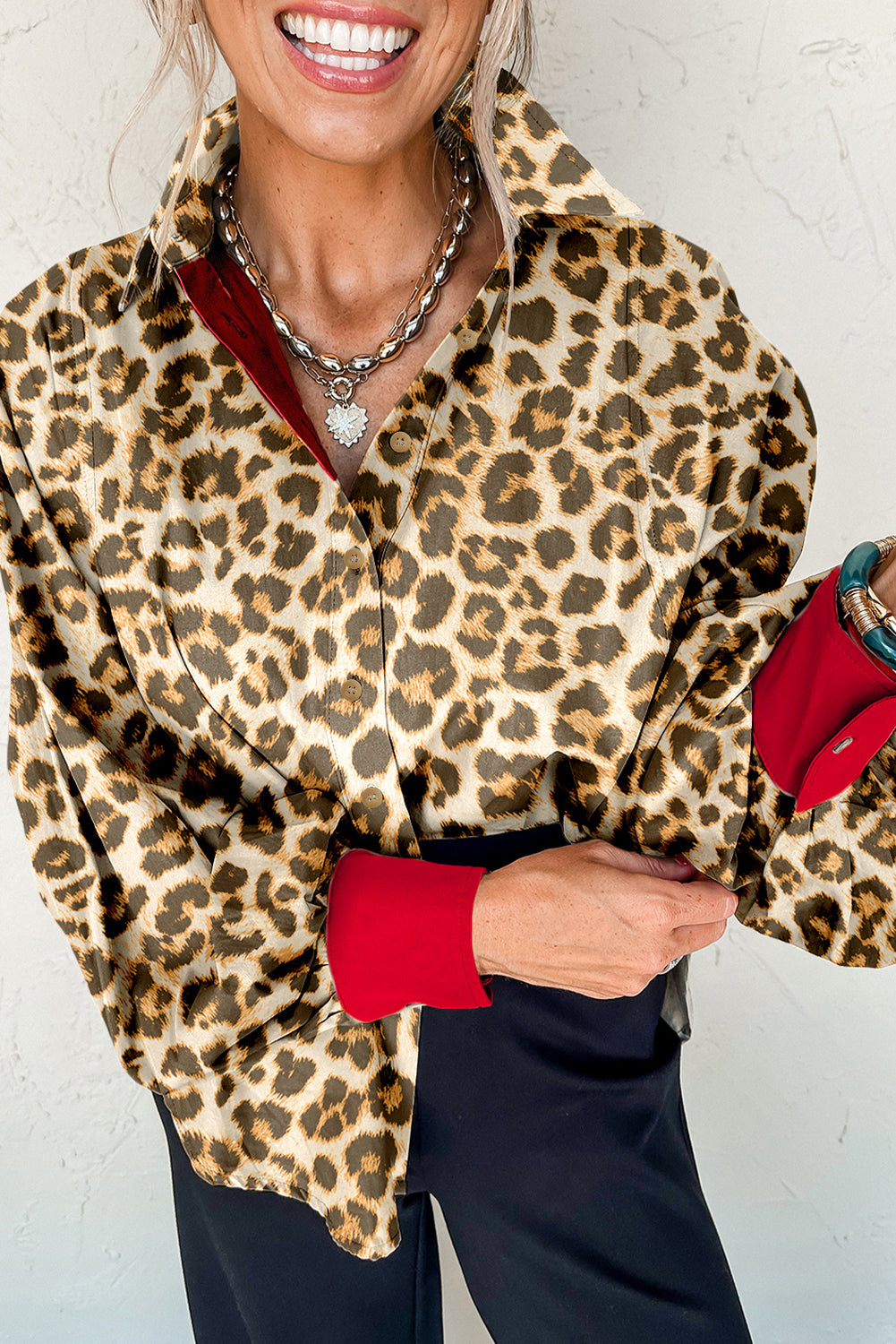 Wild Intentions Contrast Blouse