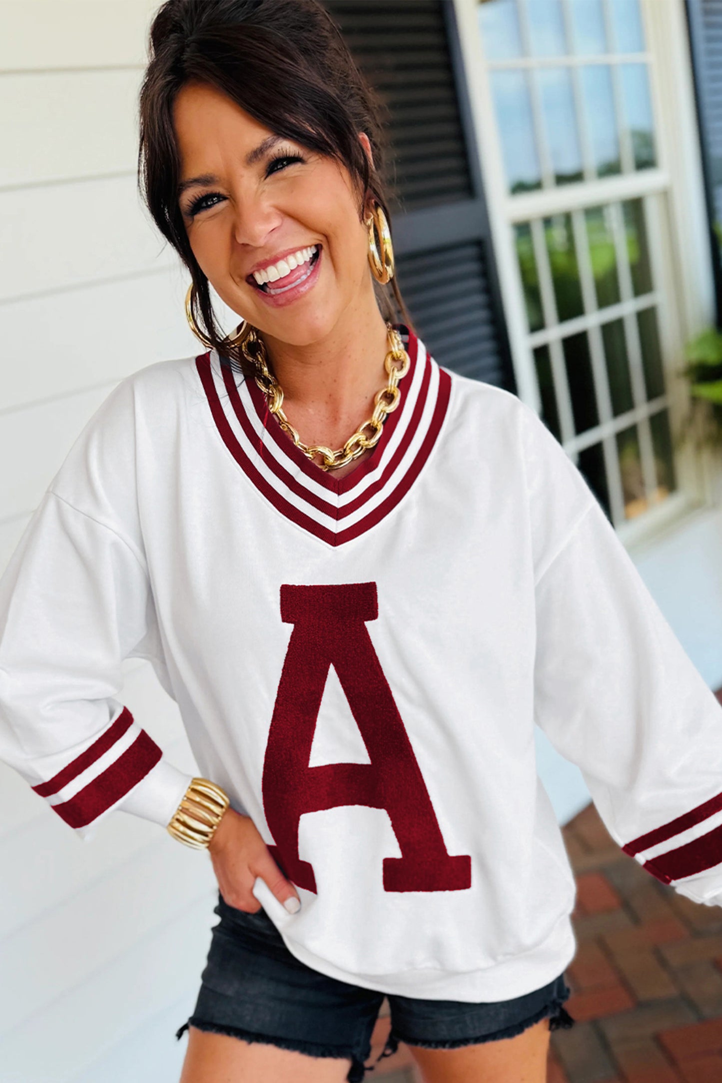 The Crimson Varsity Pullover