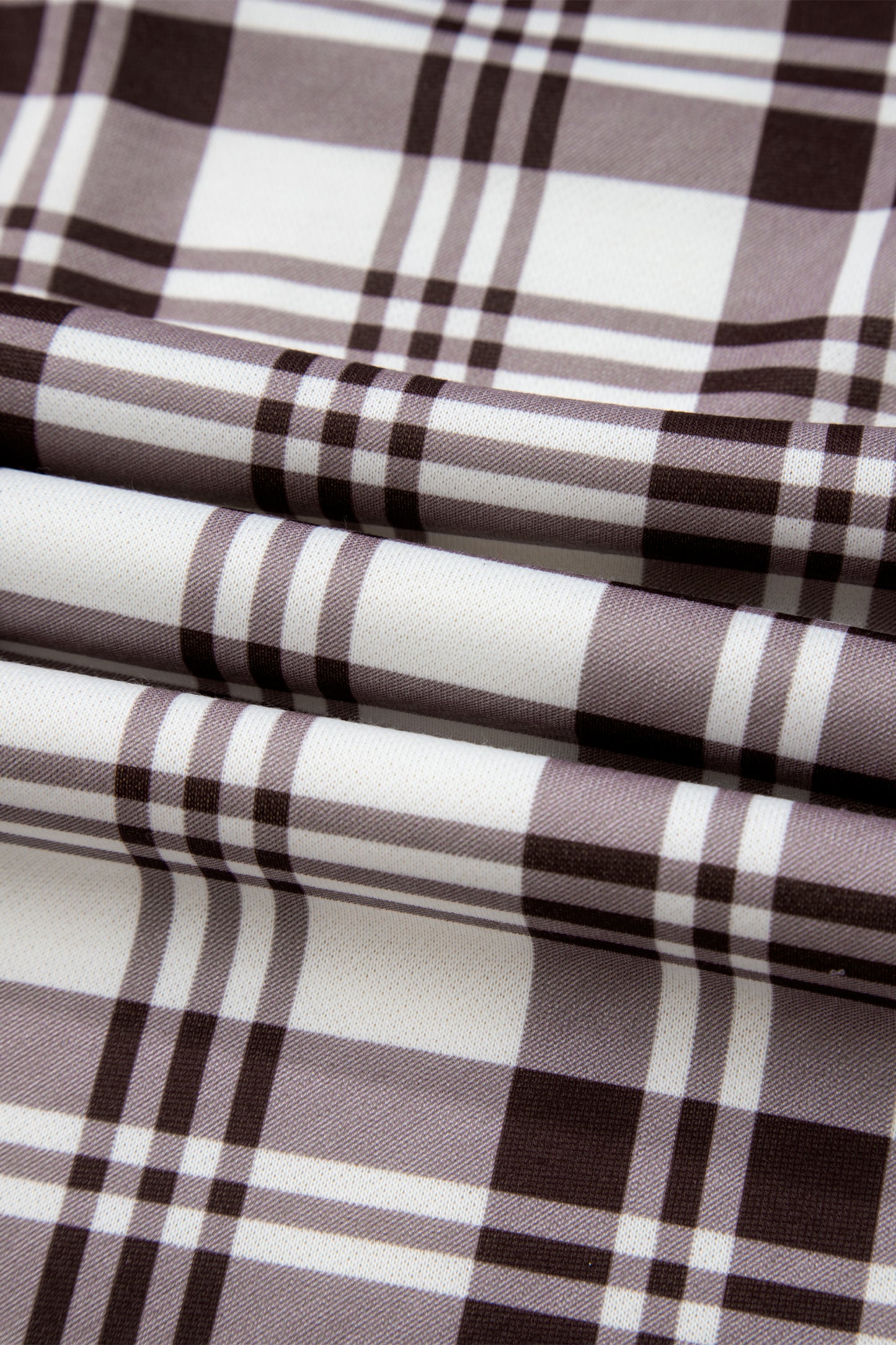 Winter Plaid Hoodie Pullover