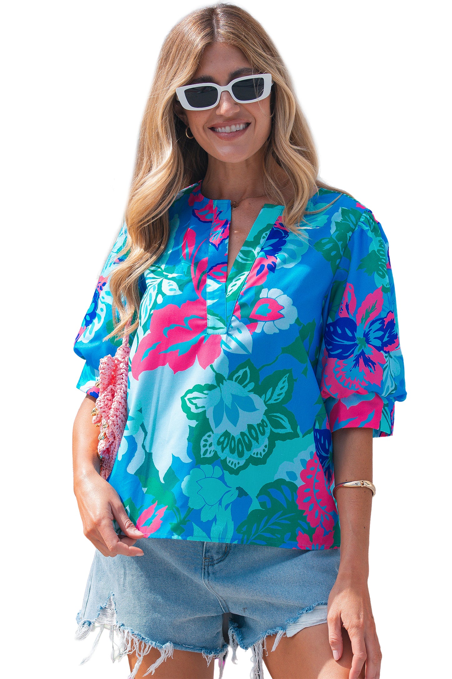 The Capri Garden Blouse