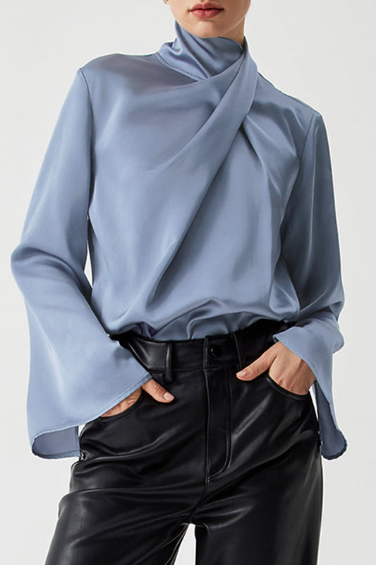 Moonlit Silk Twist Blouse