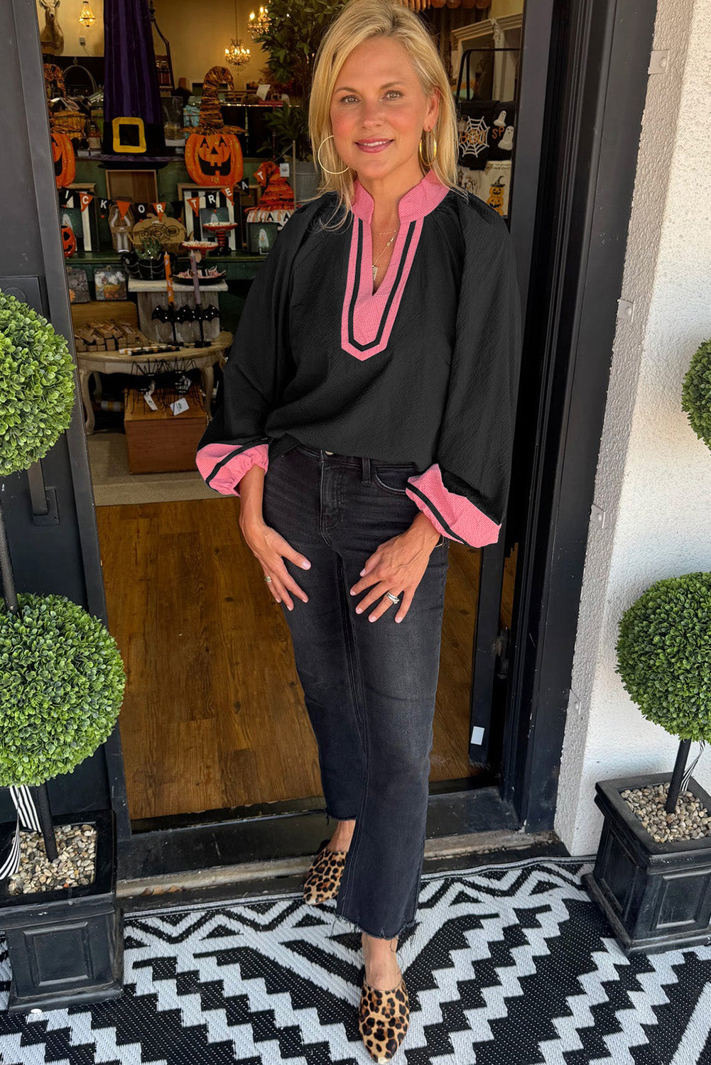 The Primrose Contrast Top