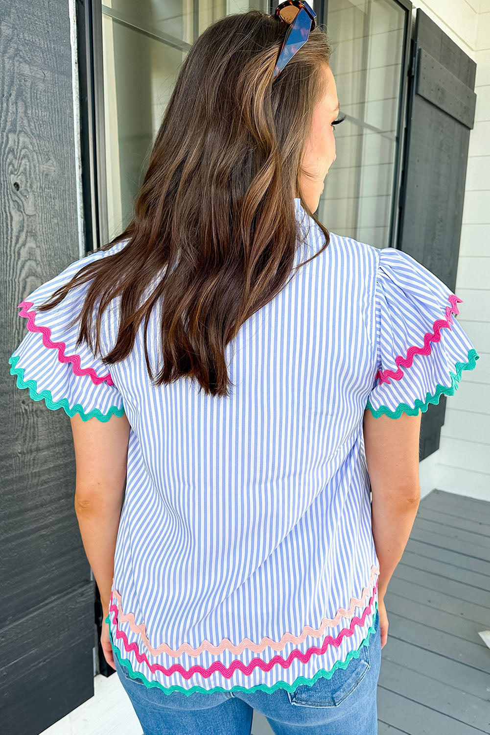The Palm Court Blouse