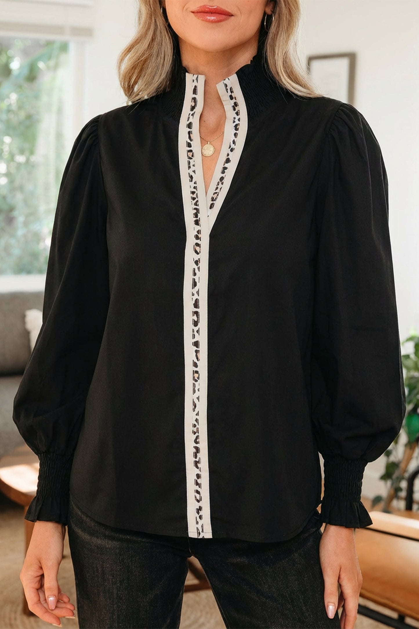The Leopard Legacy Blouse