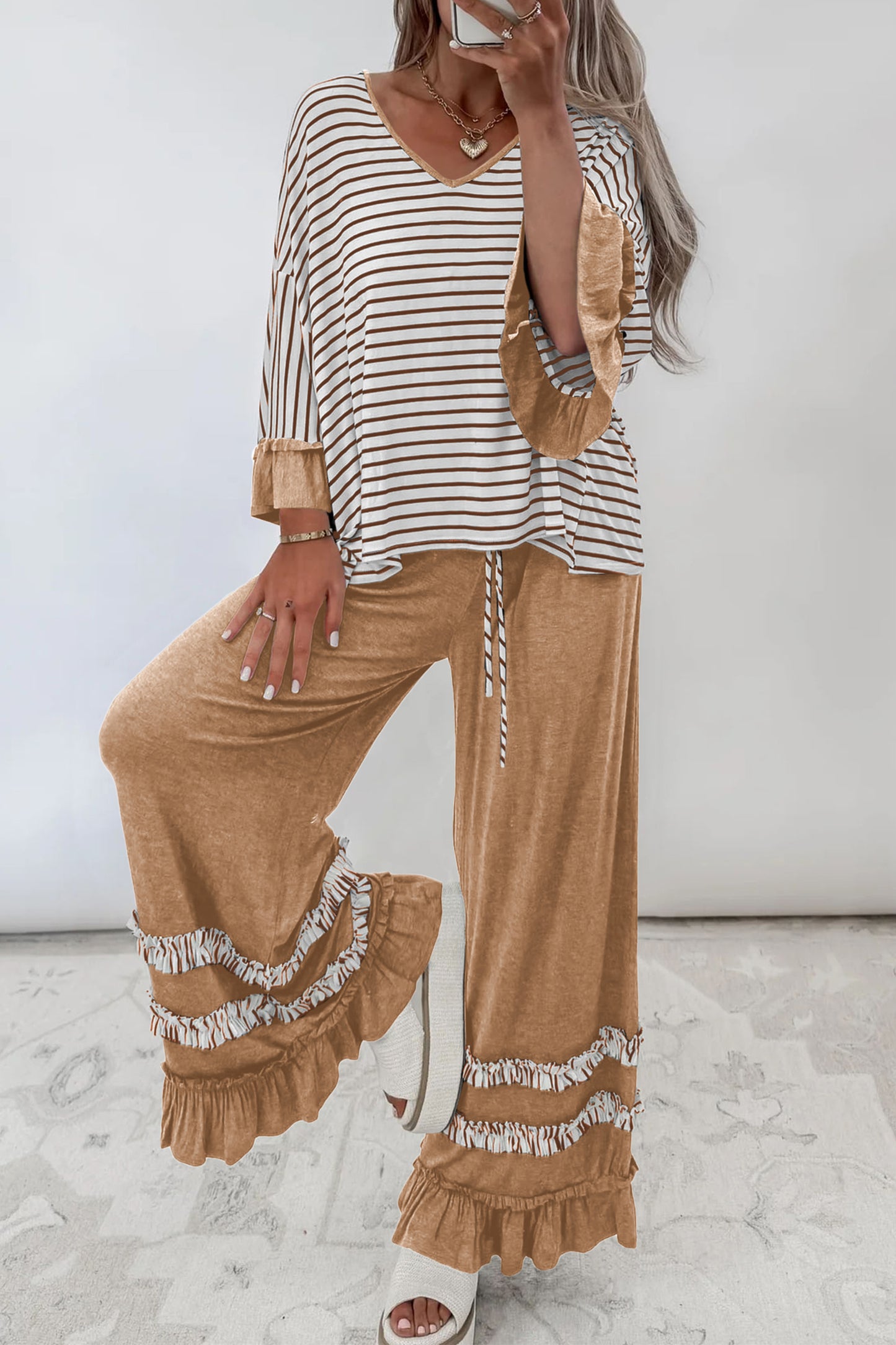 The Café Ruffle Lounge Set