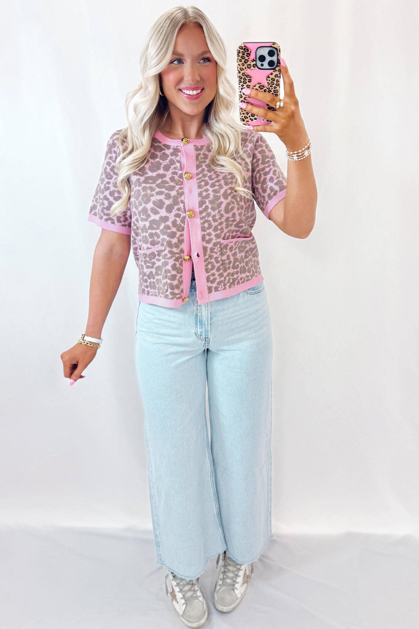 Pink Savannah Cardigan