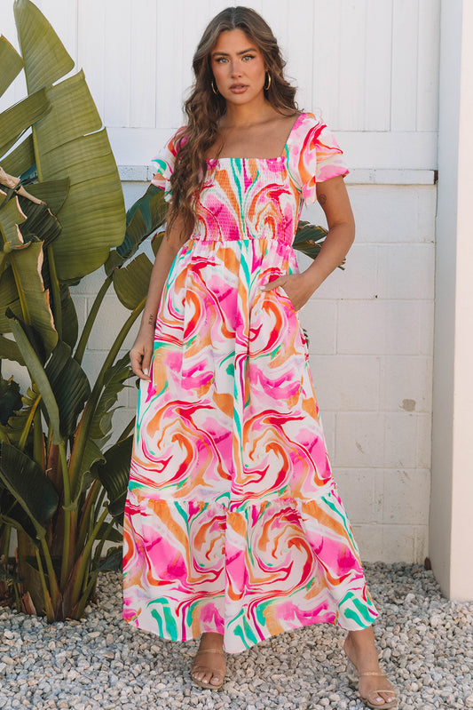 The Capri Sunset Maxi