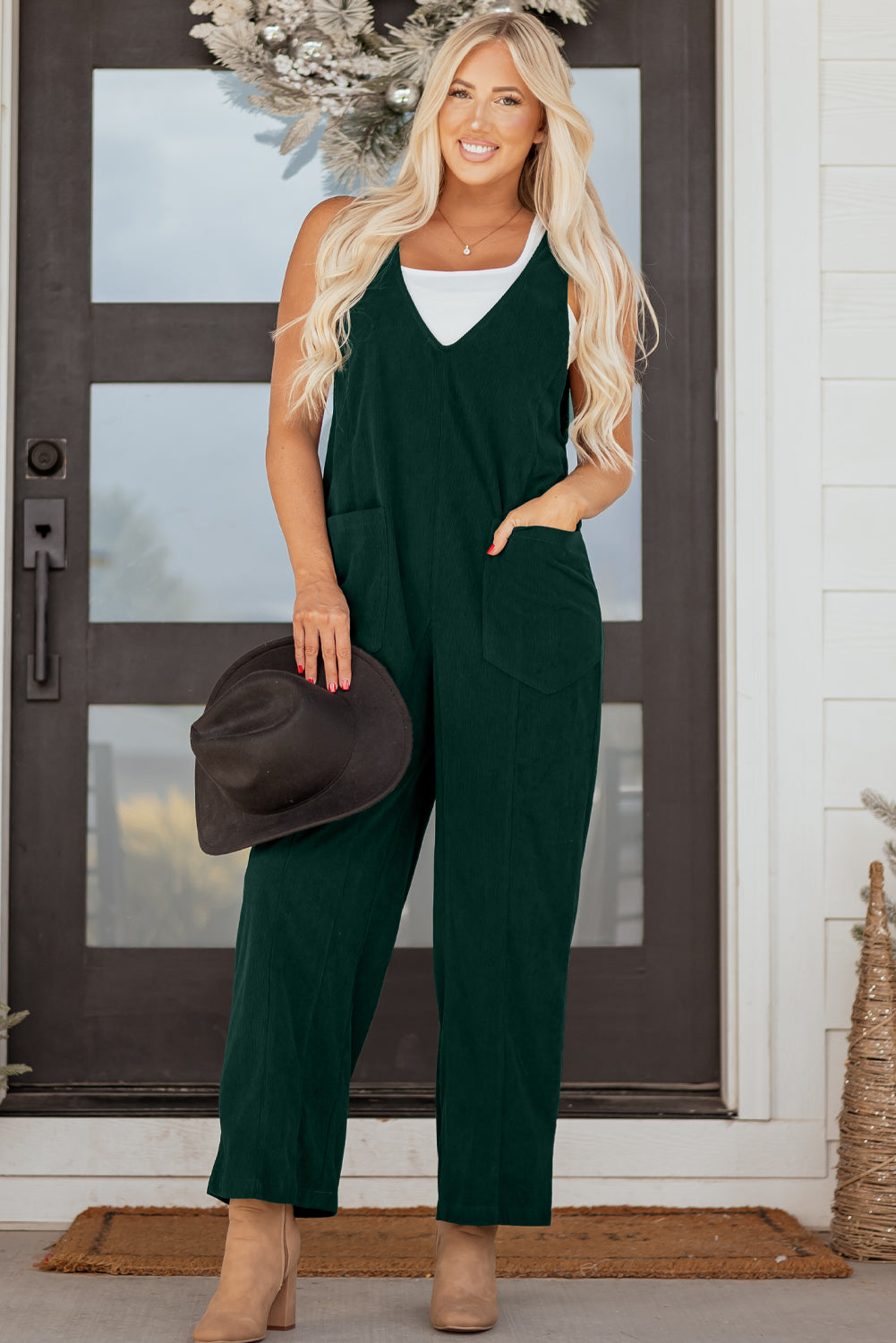 The Evergreen Cord Jumpsuit