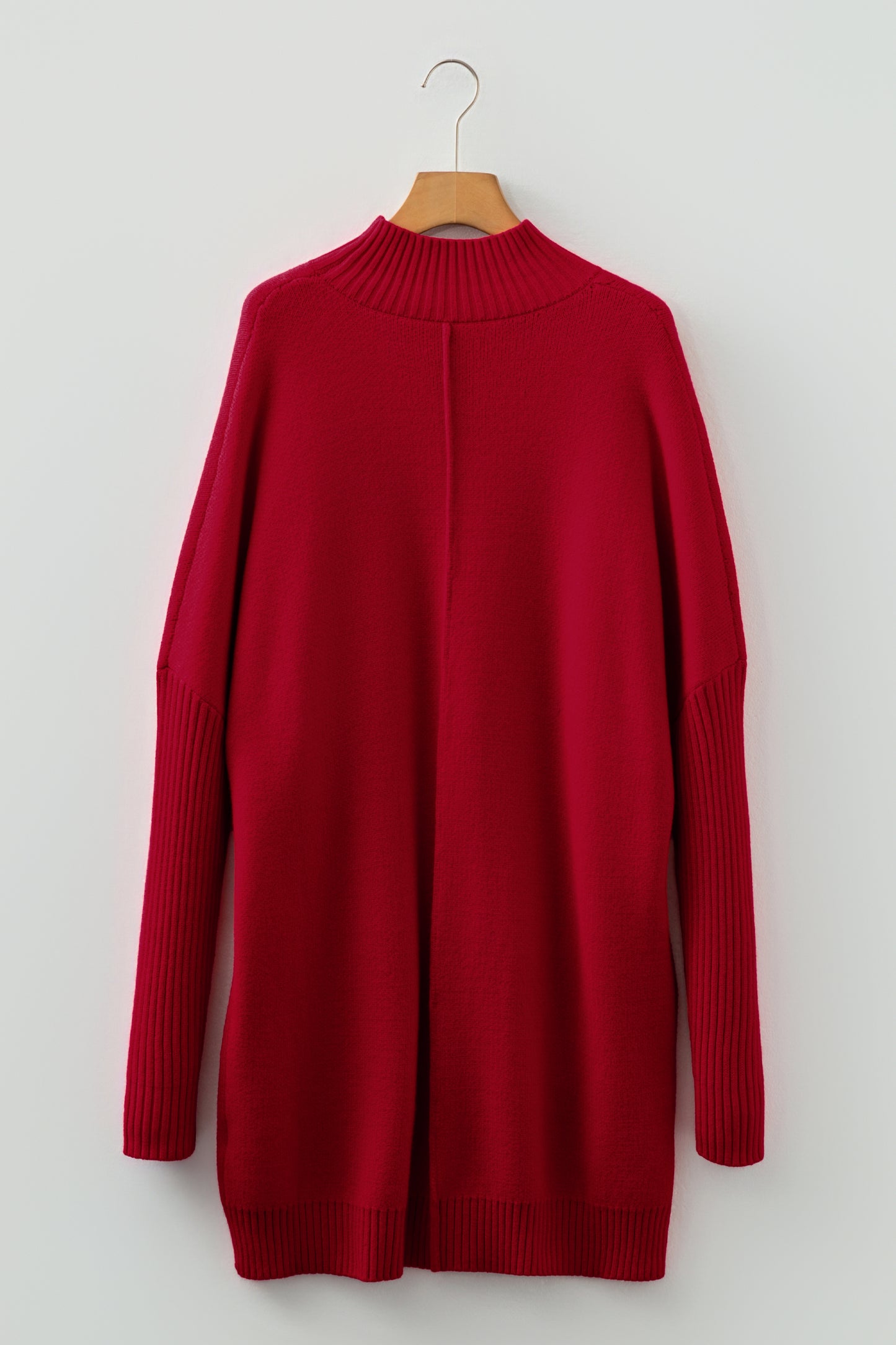 Crimson Hearth Sweater Dress
