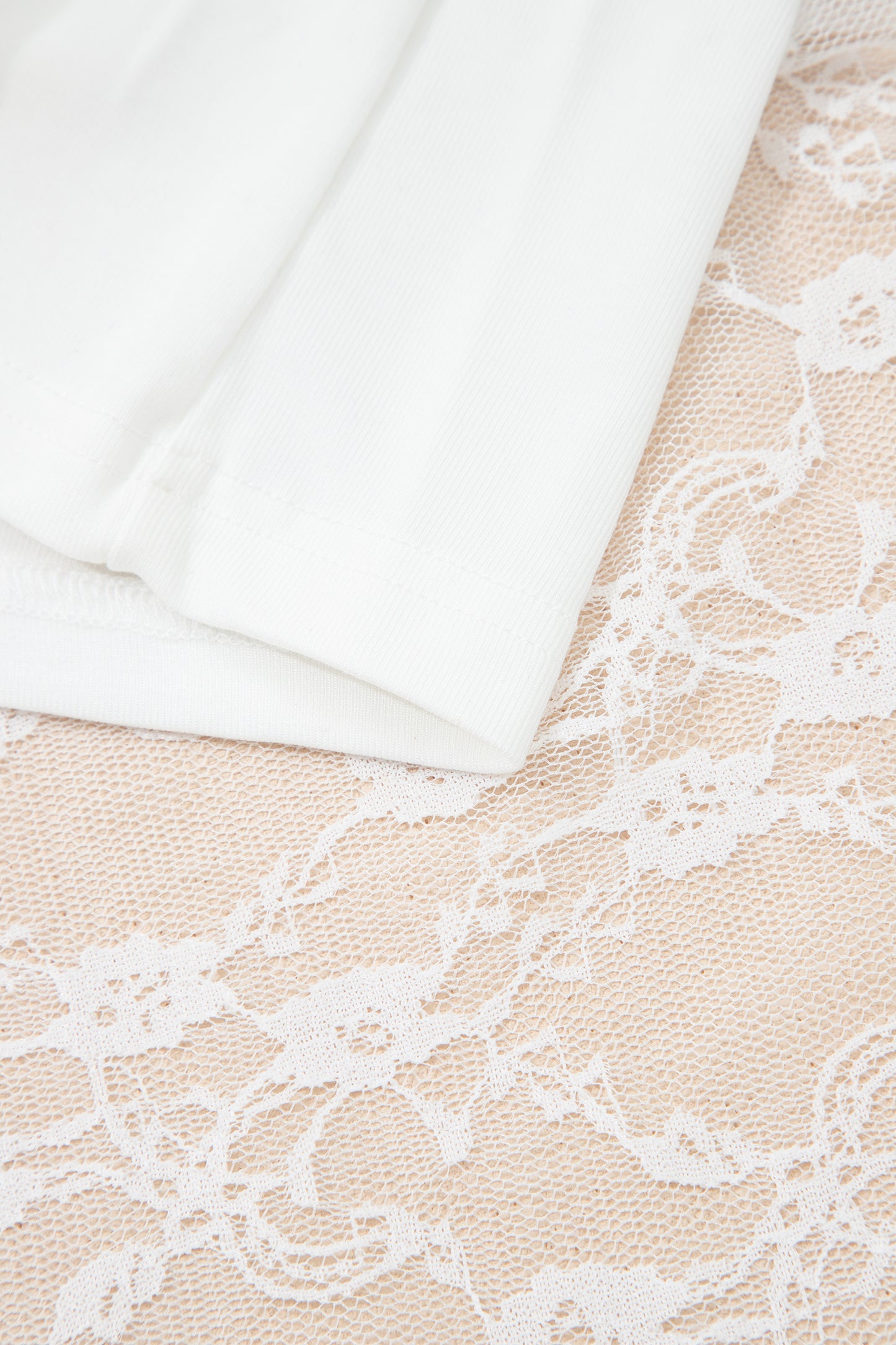 Moonlight Muse Lace Hi-Low Skirt