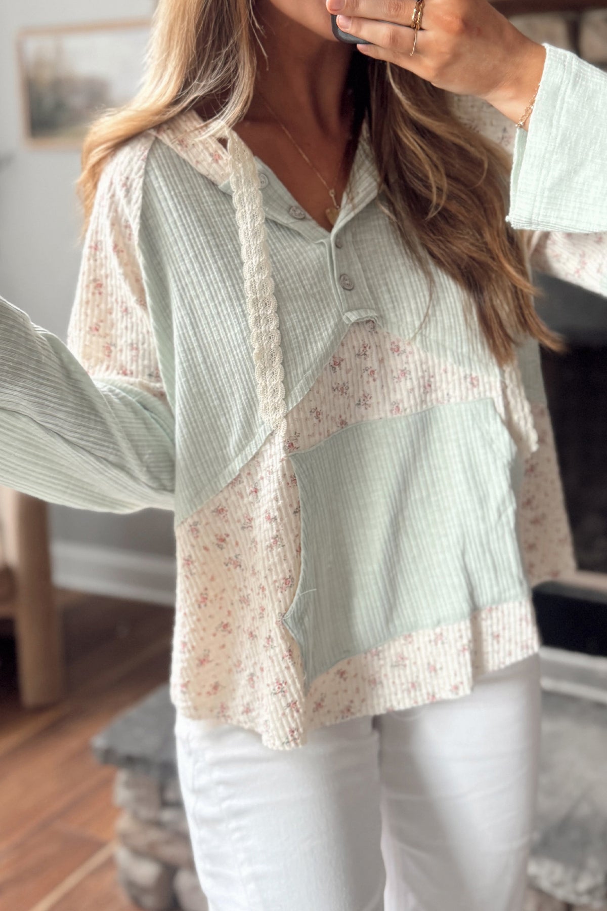 Meadow & Mint Patchwork Top