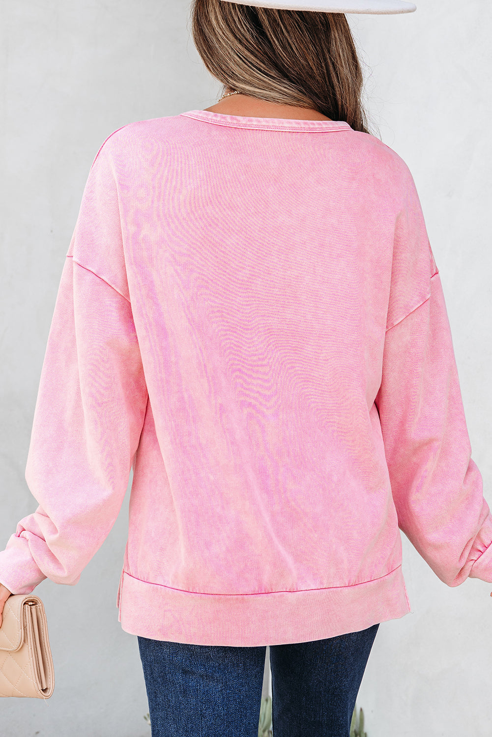 Pretty in Pink Bow Crewneck