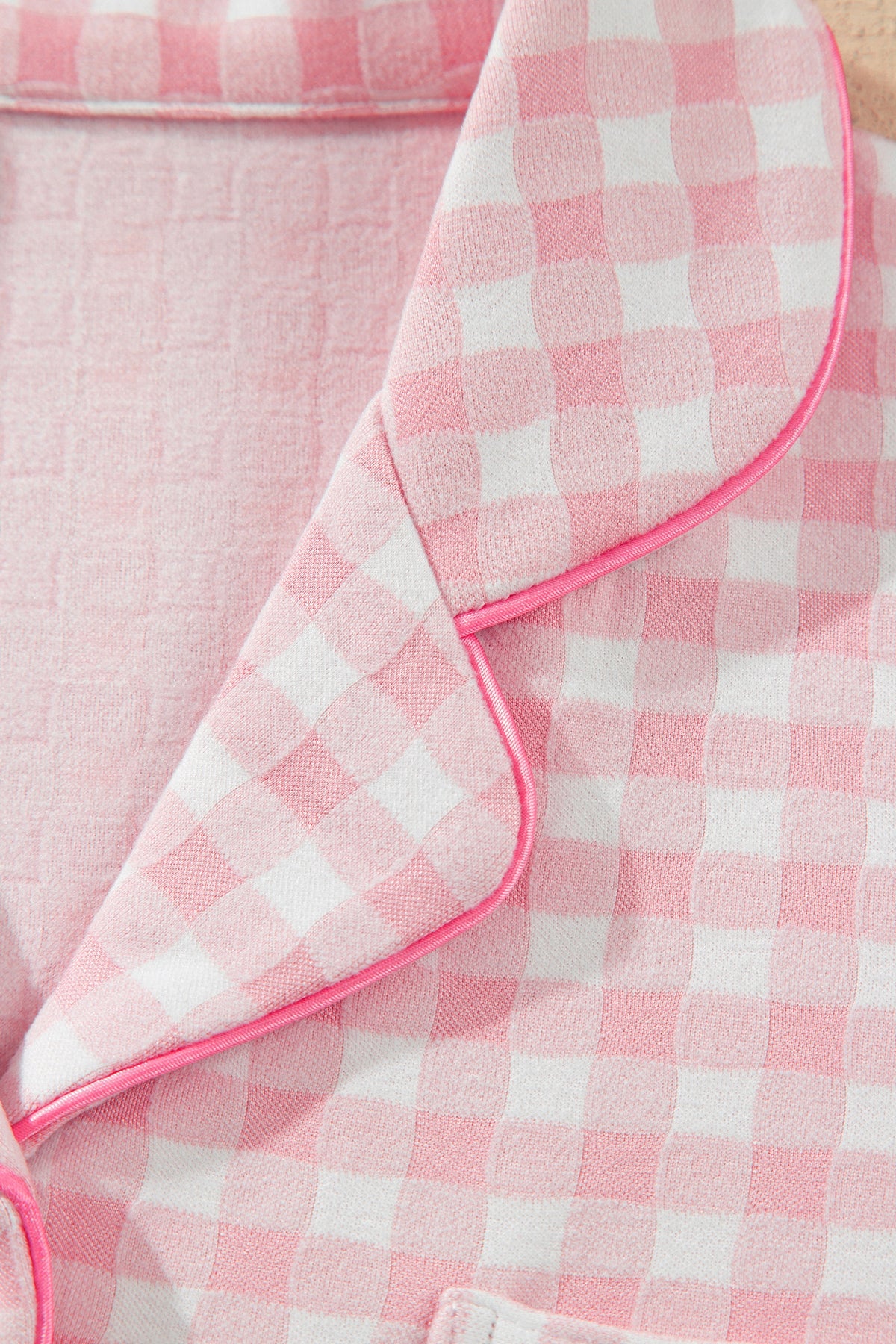 The Pink Check-In Pajama Set