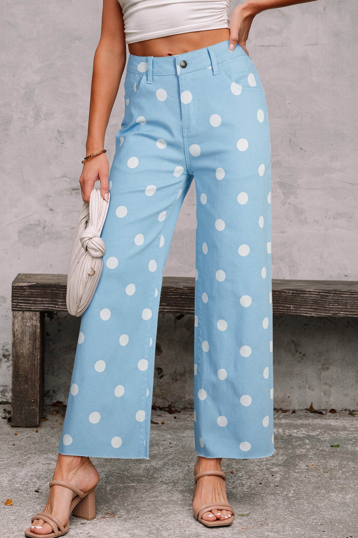 Marina Dot Wide Leg Pants