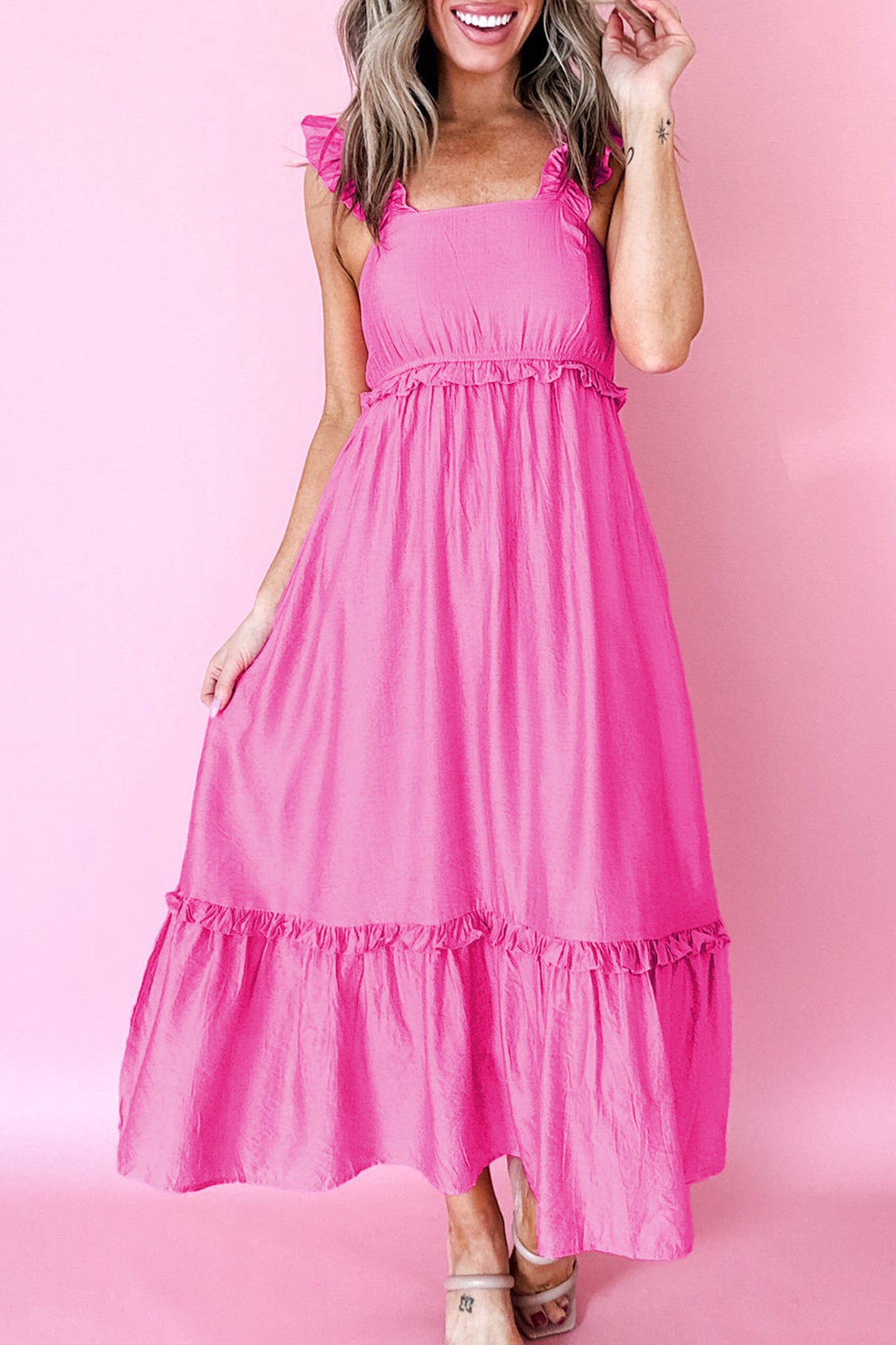 Pretty in Peony Midi Dress