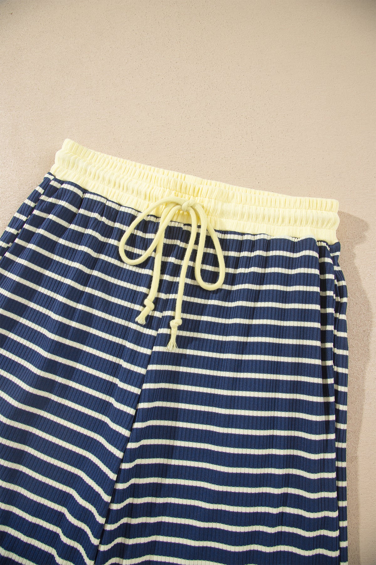 The Blue & Butter Stripe Set