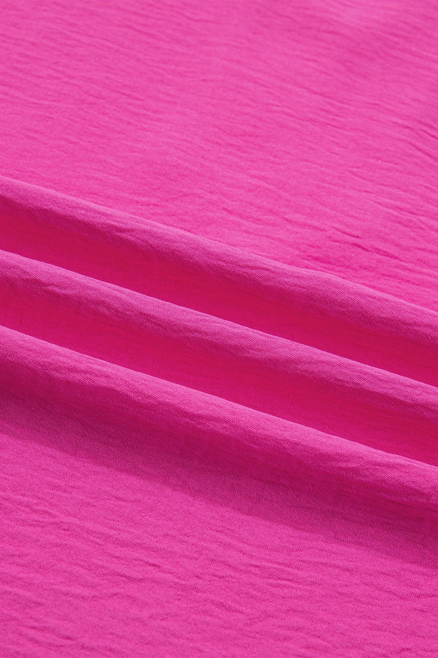 Pink Punch Contrast Trim Blouse