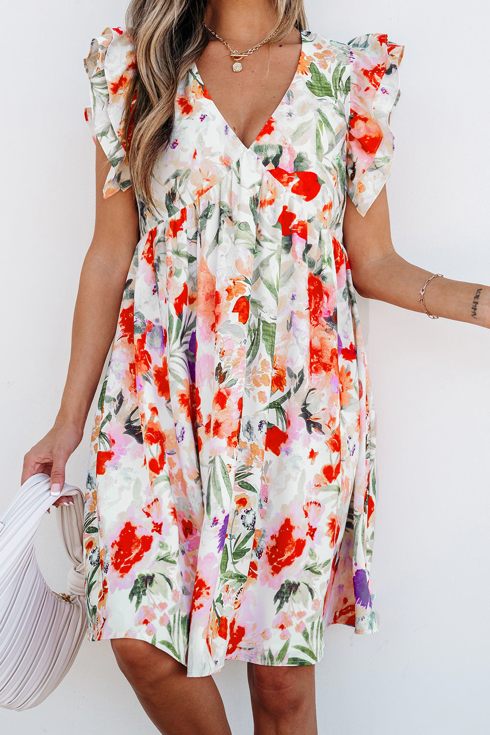 Petals in Bloom Babydoll Dress