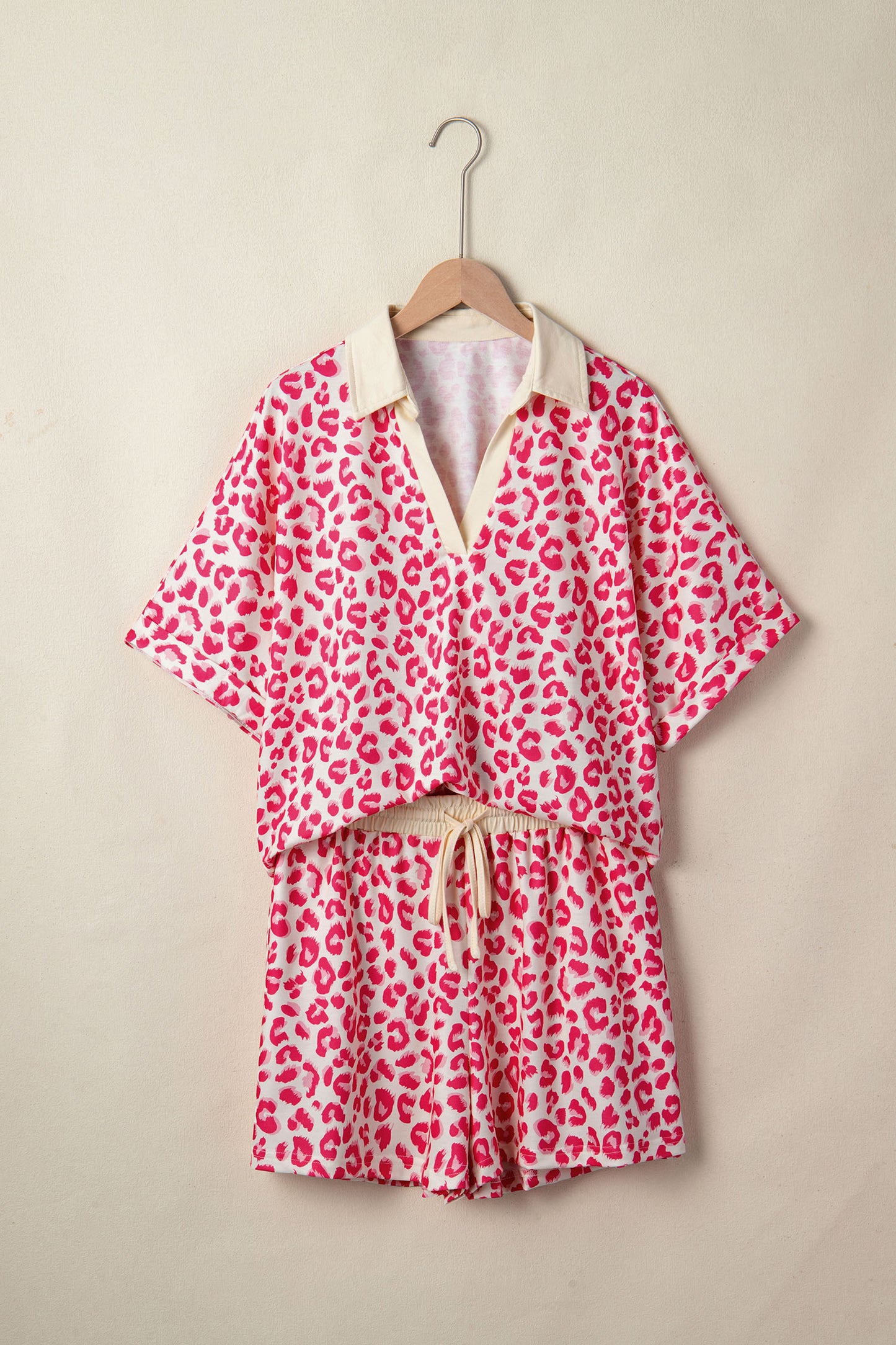 The Blush Leopard Lounge Set